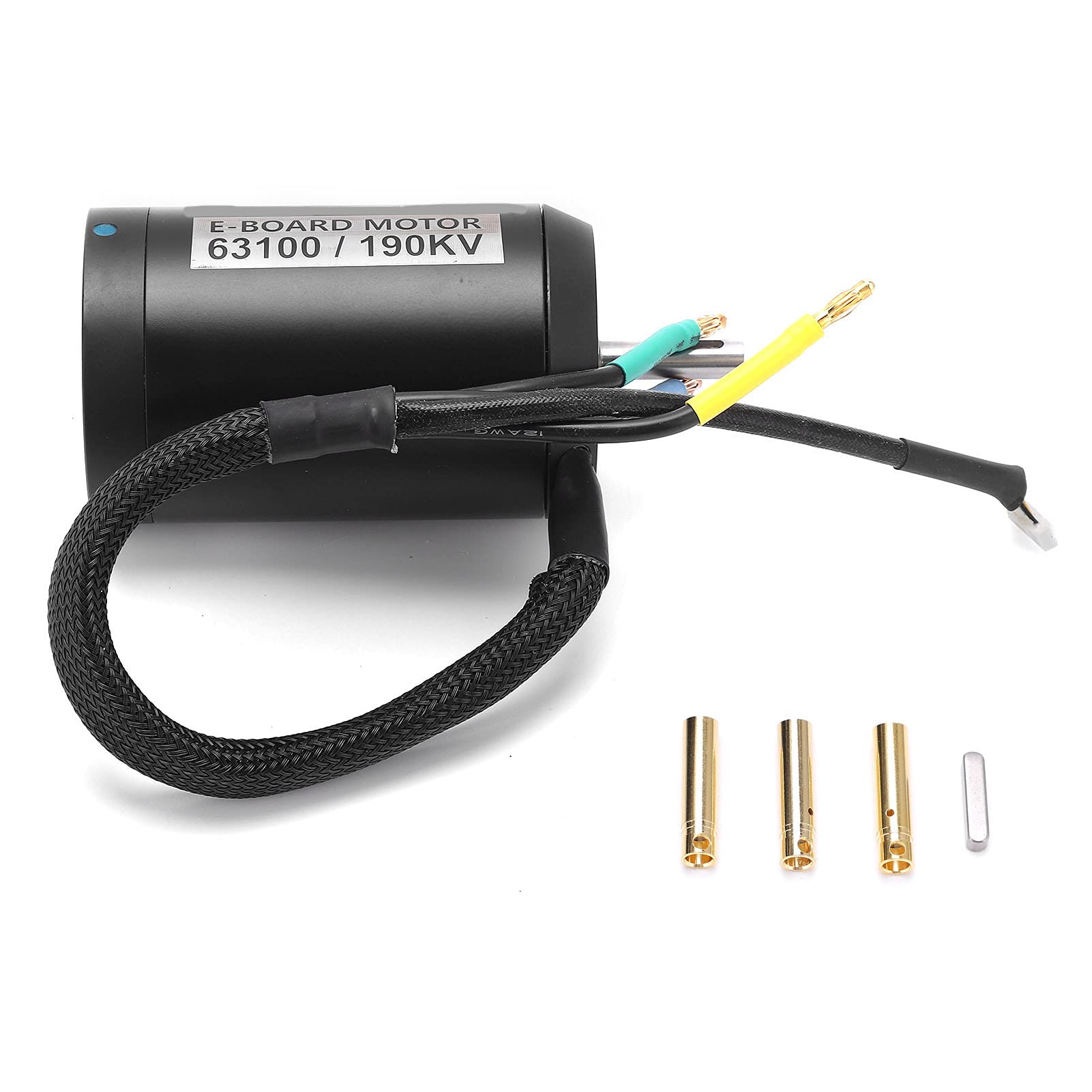 10mm D Shaft 5KW Brushless Motor for Electric Scooter, Ebike & Mountain Bike - High Performance Waterproof Glue Filled Motor for Off-Road Riding, Commuting & Electric Skateboard