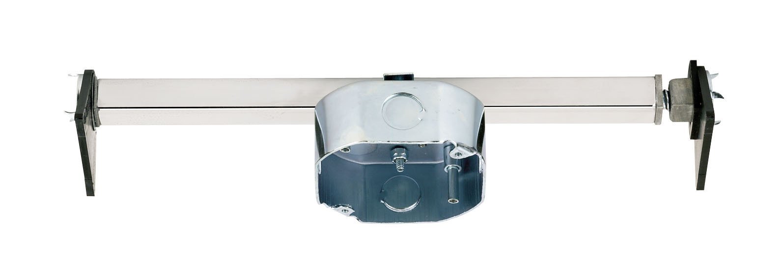 Westinghouse Lighting 0110000 Saf-T-Brace for Ceiling Fans - 3 Teeth Twist Lock Mounting Bracket, Silver (Pack of 1) | Secure Installation for Bedroom, Living Room & Outdoor Spaces