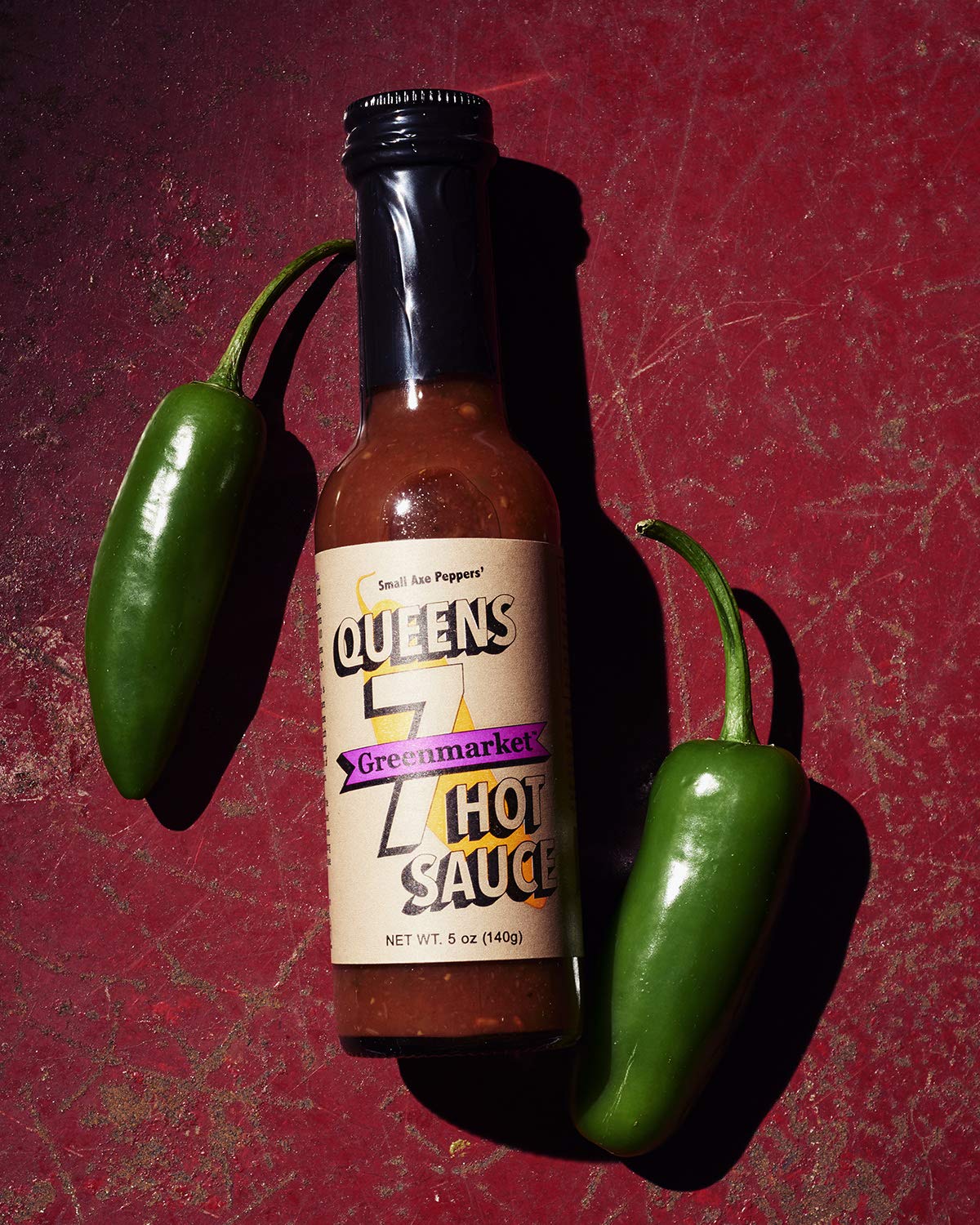 Small Axe Peppers NYC Hot Sauce Set - 3 Pack (5 oz Each) | All Natural, Non-GMO, Community Garden Grown | Gourmet Hot Sauce with Queens 7, Bronx Red & Bronx Greenmarket Serrano Pepper | Featured on HOT ONES | Perfect for Wings, Tacos, Burgers & Gifting