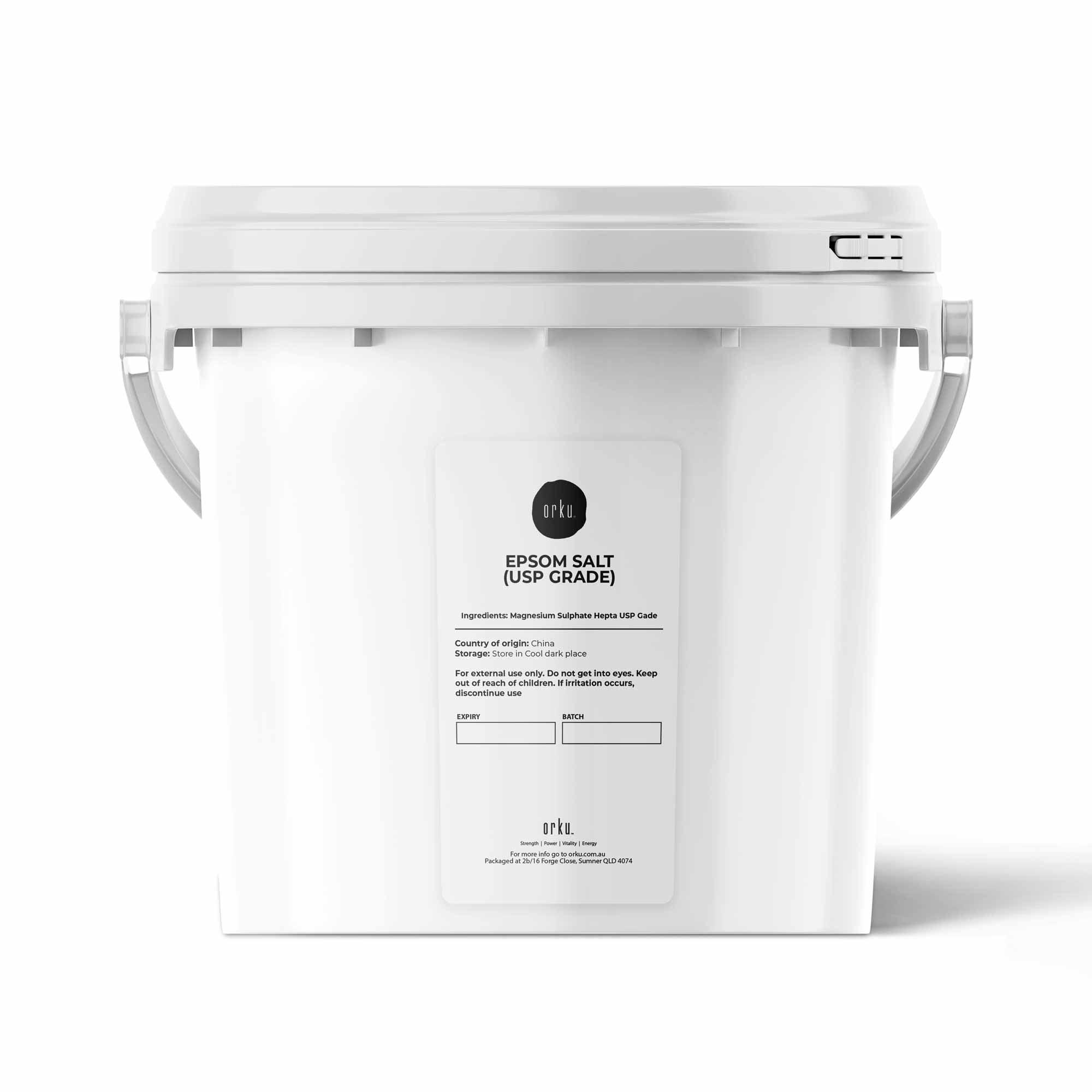 5kg USP Pharmaceutical Grade Epsom Salt - Pure Magnesium Sulfate Bath Soak for Muscle Relaxation, Foot Soak & Detox | Spa, Post-Workout Recovery & Home Wellness Use