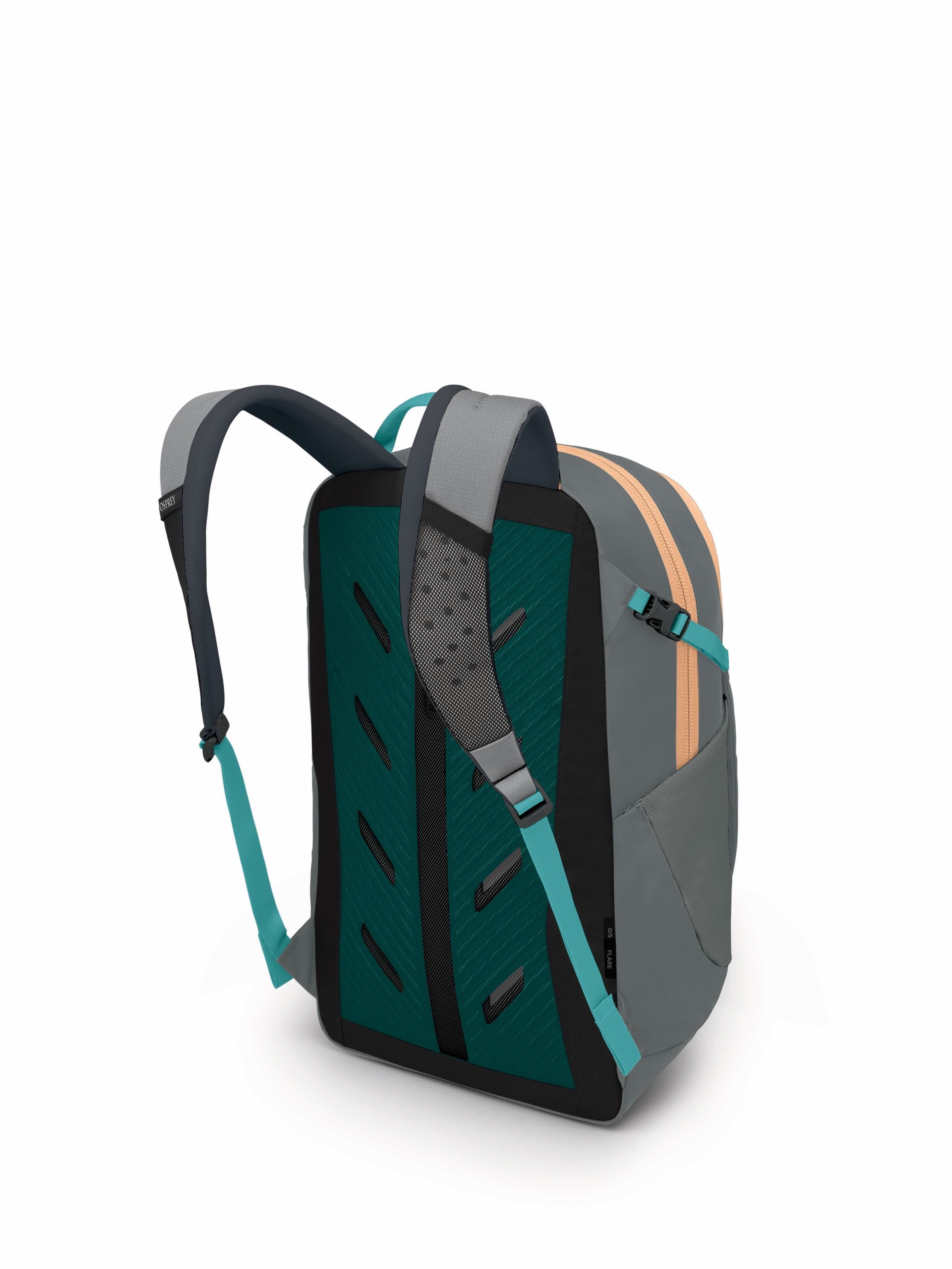 Osprey Flare 27 Backpack - Medium Grey/Coal Grey - Lightweight Hiking Daypack for Travel, Commuting & Outdoor Adventures