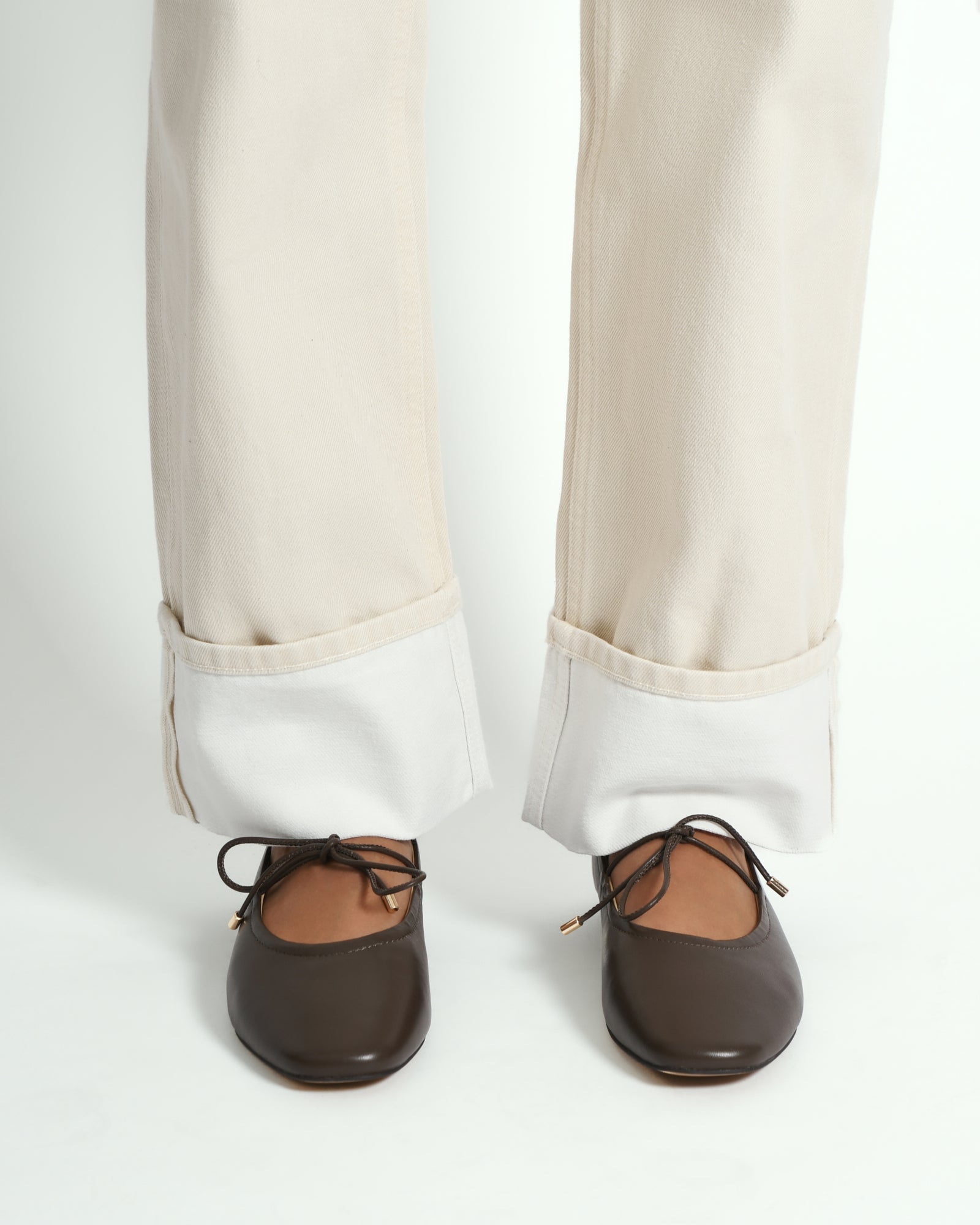 Petal Casual Flats for Women - Dark Rye Genuine Leather Comfortable Slip-On Shoes | Perfect for Office, Travel & Everyday Wear