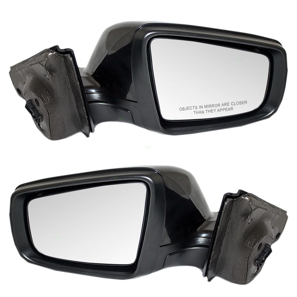 Heated Power Side View Mirrors with Turn Signal & Puddle Light - Replacement for 2010-2013 Buick LaCrosse Driver & Passenger Side - Perfect for Night Driving and Winter Conditions