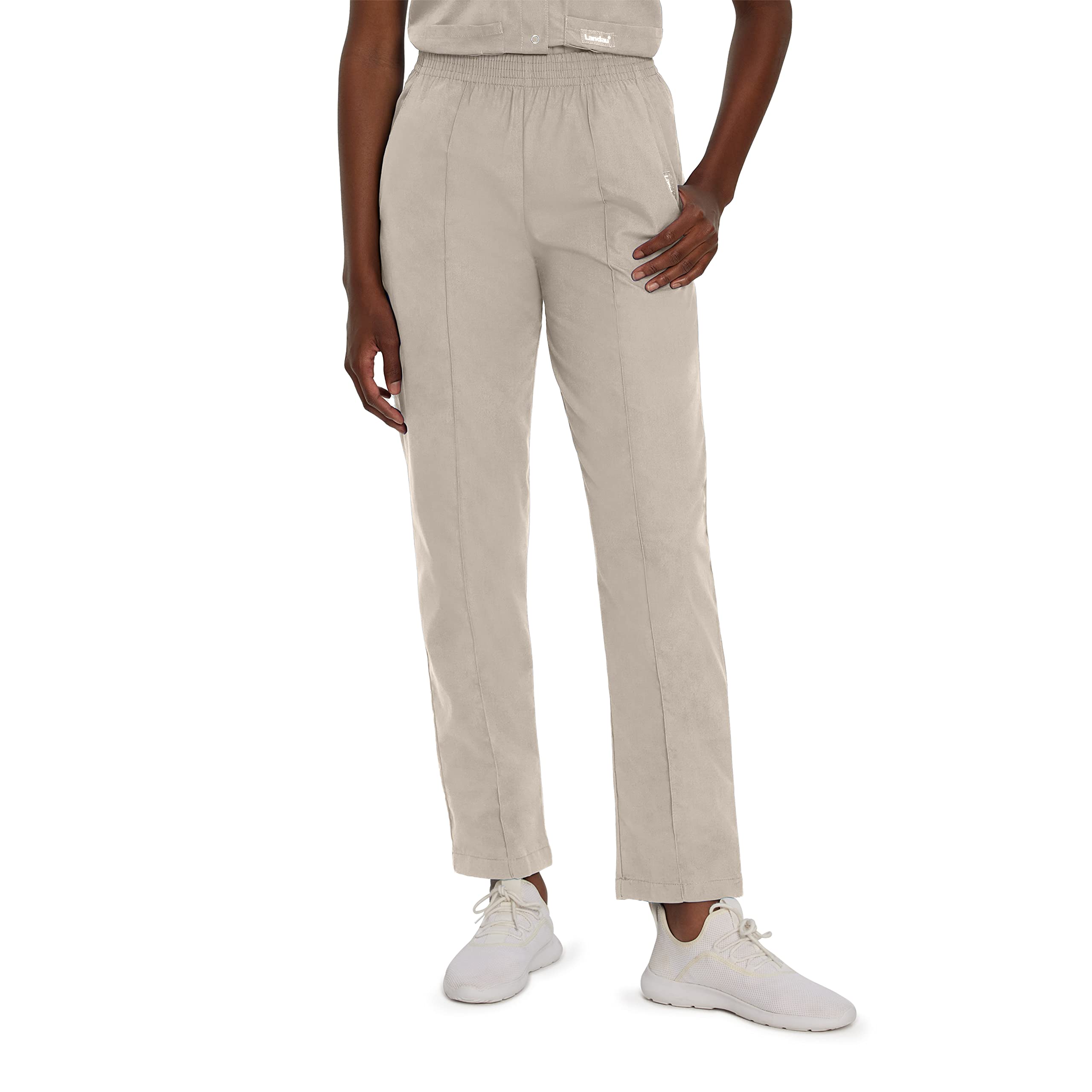 Landau Essentials 8320 Sandstone Lab Coat - 2XL Size for Men & Women | Comfortable & Durable Medical Uniform for Doctors, Nurses & Lab Professionals | Perfect for Hospitals, Clinics & Research Labs
