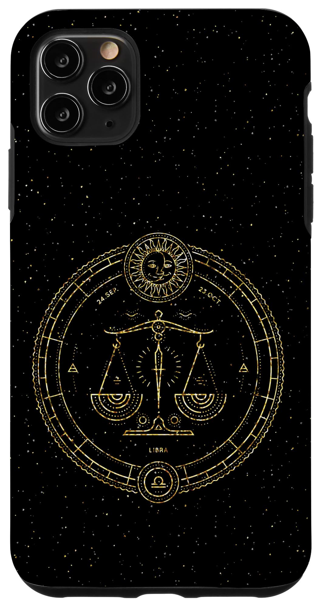 iPhone 11 Pro Max Horoscope Case - Zodiac Astrology Chart Design for Libra | Perfect for Daily Use & Gift Giving