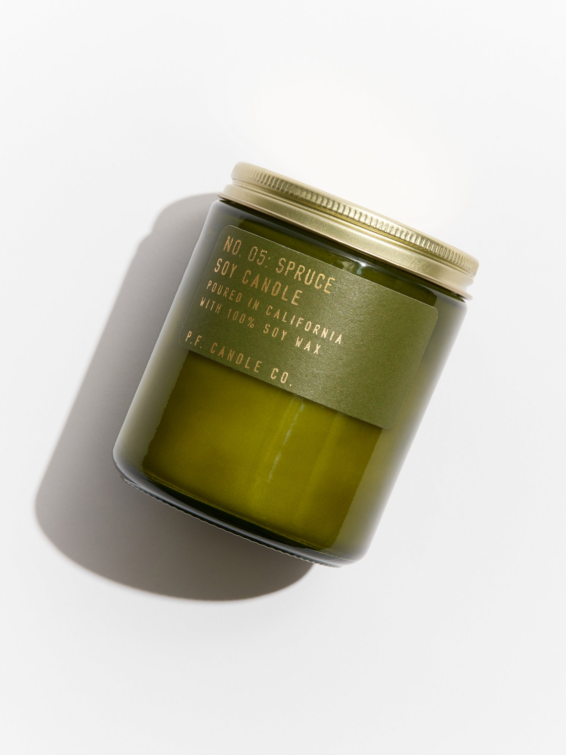 P.F. Candle Co 7.2oz Winter Archive Soy Candle - No.5 Spruce Scent | Eco-Friendly, Hand-Poured Soy Wax Candle for Home, Office & Relaxation | Perfect for Winter Evenings, Cozy Decor & Aromatherapy