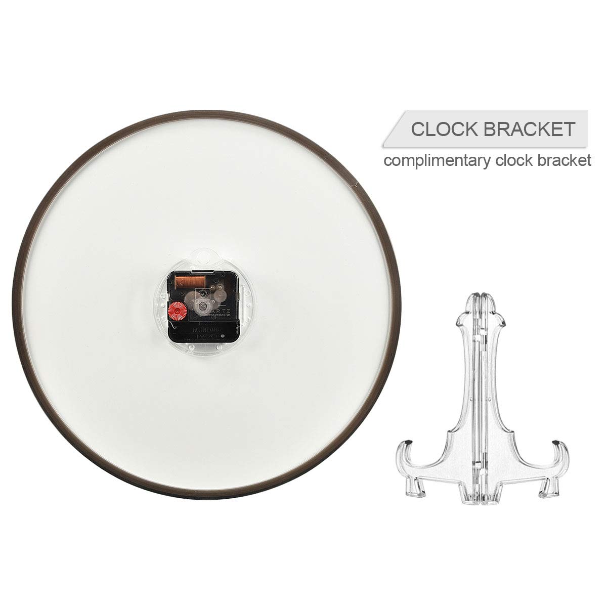 Susiyo 9.5 Inch Acoustic Guitar Wall Clock - Silent Non-Ticking Round Battery Operated Clock for Home Decor | Perfect for Living Room, Bedroom, Office & Kitchen | Creative Decorative Gift for Kids & Music Lovers