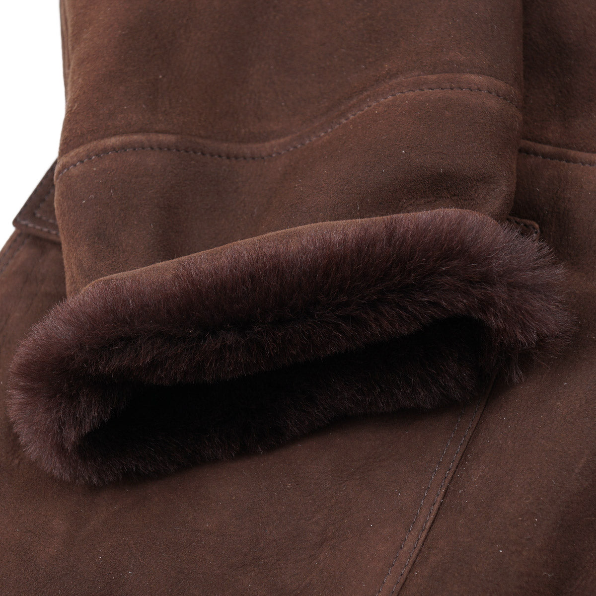 Premium Shearling Leather Travel Coat for Men & Women - Warm Winter Jacket for Outdoor Adventures & Cold Weather Travel
