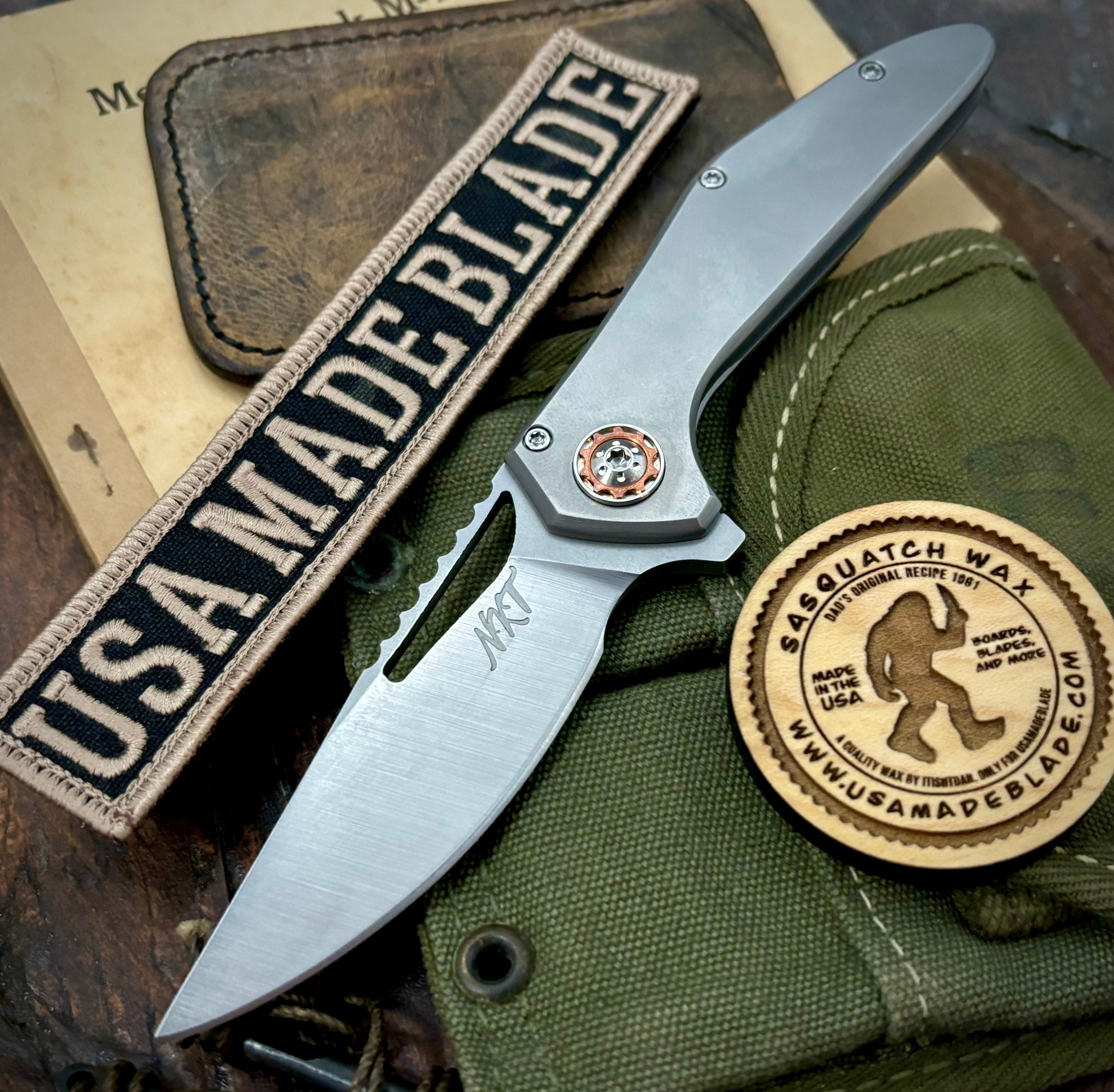 NK&T Custom Hydra Framelock Folding Knife - 5/32