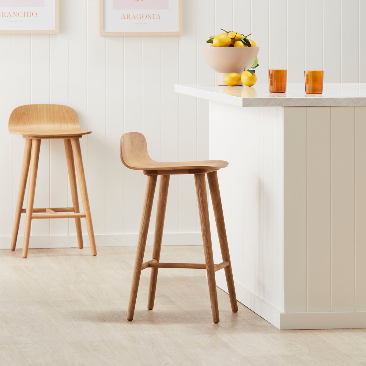 Premium Capa Timber Bar Stool - 24