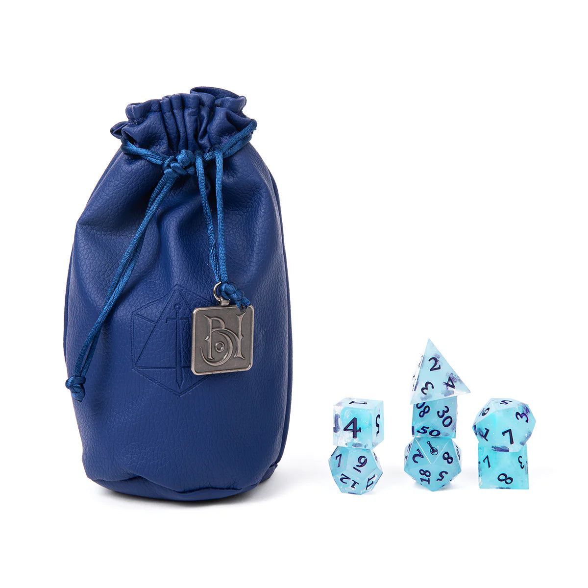 Dorian Storm 7ct Dice Set for D&D & Tabletop RPG - Perfect for Dungeons & Dragons Players & Collectors