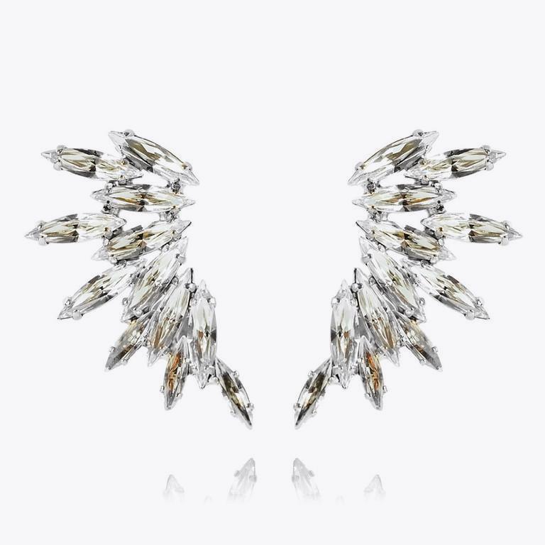 Daphne Crystal Earcuffs for Women - Elegant Ear Cuffs for Parties, Weddings & Everyday Wear | Trendy Fashion Jewelry Gift
