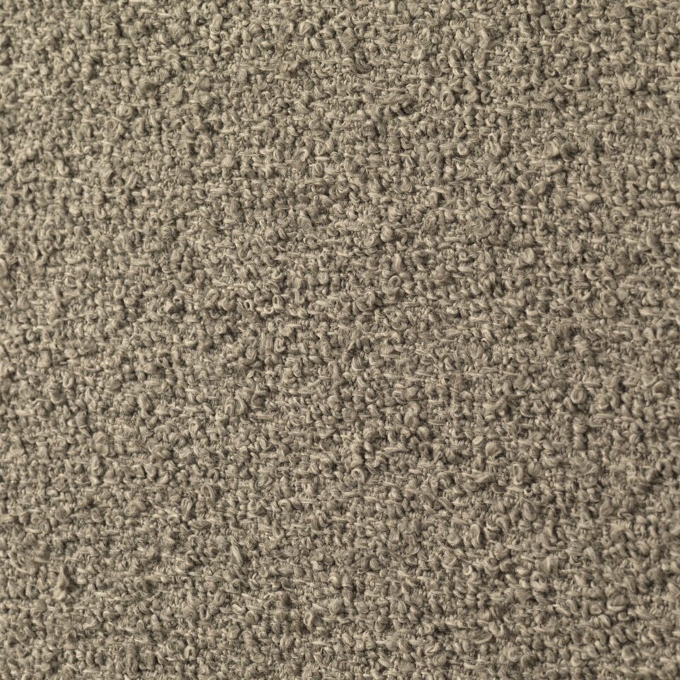 FERM LIVING Rouli Centre Module - Pure Bouclé/Sand Modular Sofa | Modern Scandinavian Living Room Furniture | Perfect for Small Spaces & Cozy Home Decor