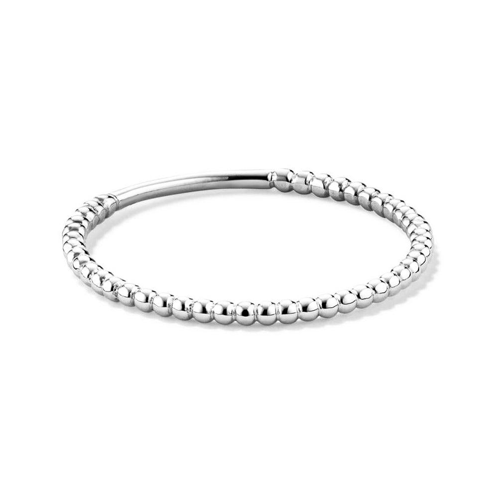 Elegant Beaded Stacker Ring for Women - Dainty Layering Jewelry for Everyday Wear, Stackable Rings for Casual & Formal Outfits