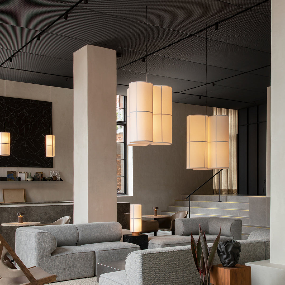 Hashira Pendant Lamp - Modern Japanese-Inspired Hanging Light Fixture for Dining Room, Kitchen Island & Living Room Decor