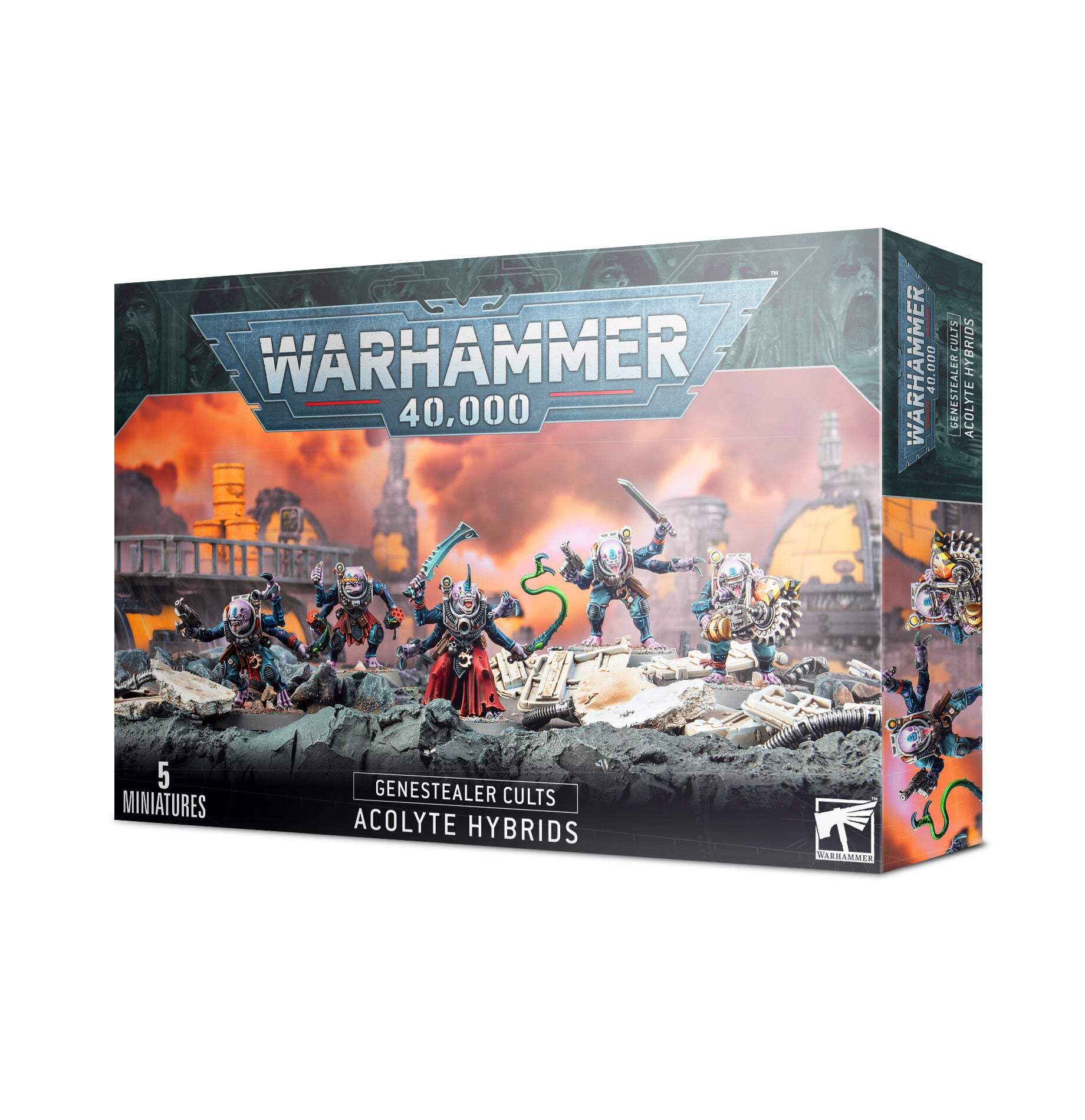 Warhammer 40K Gene Stealer Cults Acolyte Hybrids - Tabletop Gaming Miniatures
