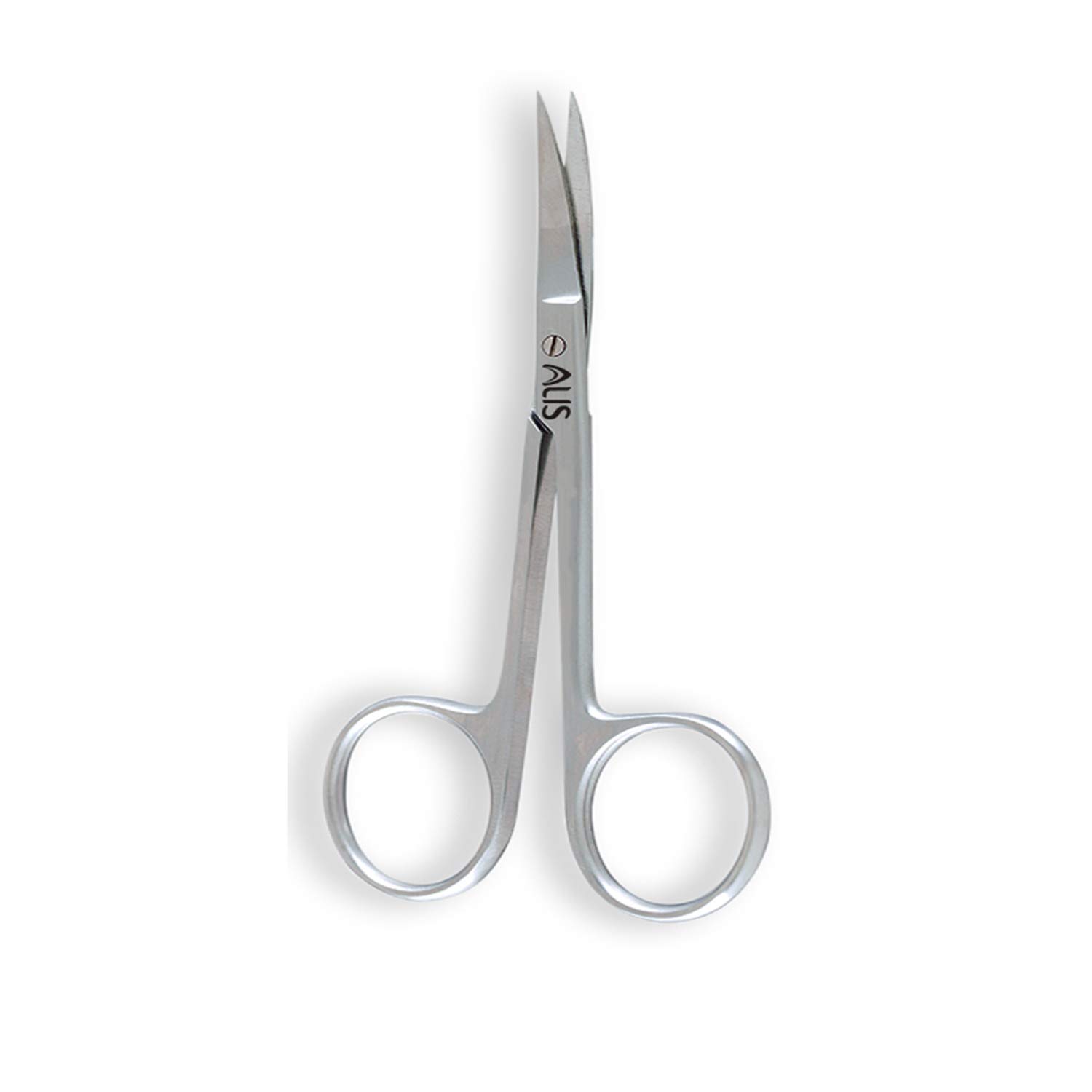 Professional Curved Nose & Eyebrow Scissors for Men - Precision Grooming Tool for Beard, Mustache & Facial Hair Trimming - Stainless Steel Blade - Perfect for Home & Salon Use