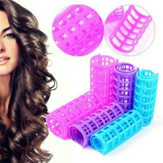 ZAUKY 10PCS Self Grip Hair Rollers Set - Salon Quality Hair Curlers for Women, Heatless Curling Tools with Strong Hold (Multicolor) - Perfect for Home Styling, Salon Use & DIY Hair Care