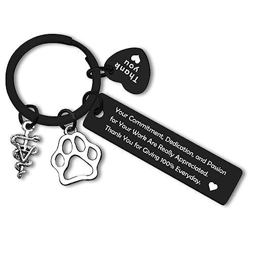 Thank You for Giving 100% Everyday Keychain