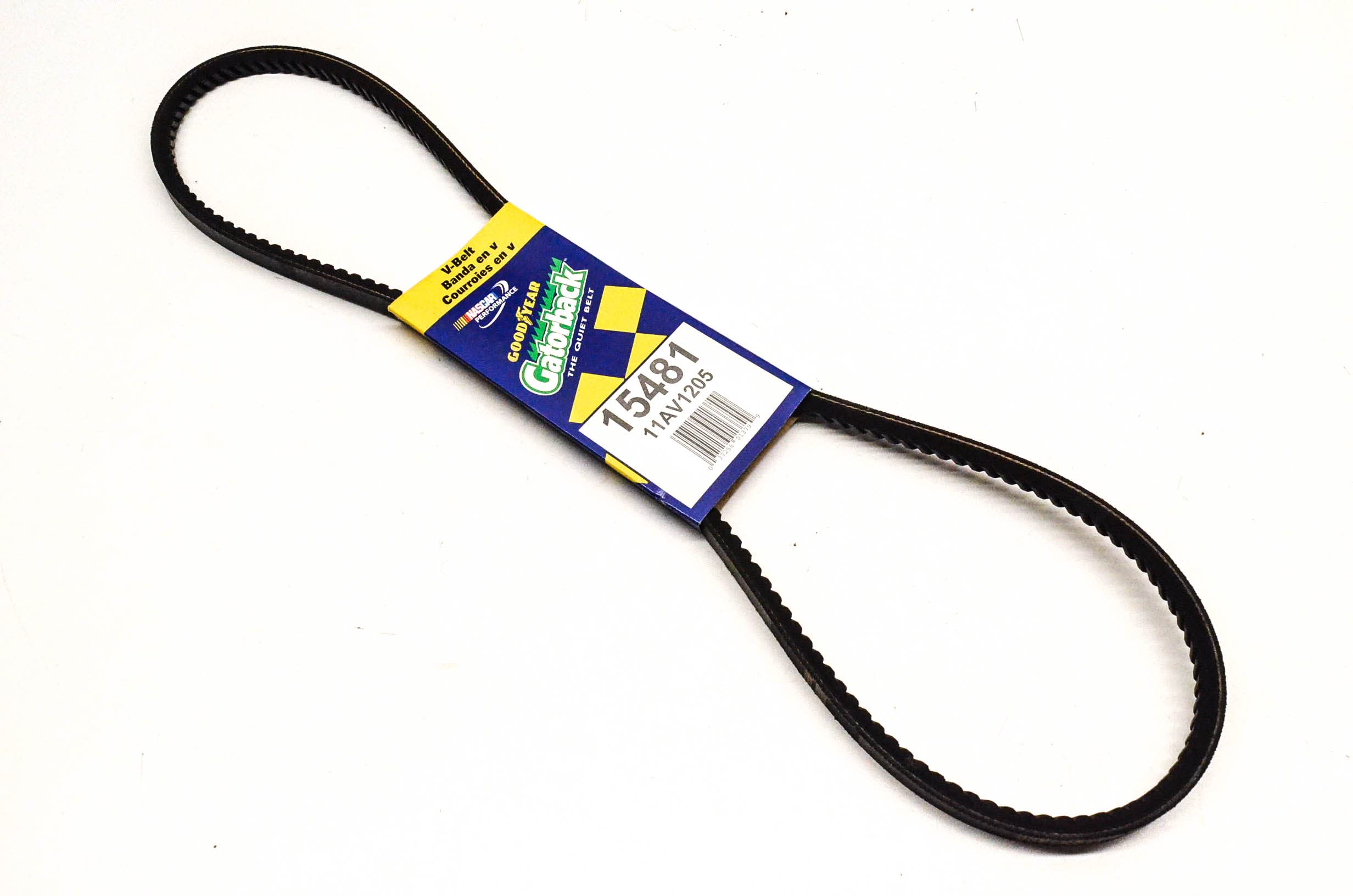 Goodyear 15481 Air Conditioning and Idler Belt Replacement - Durable Serpentine Drive Belt for Cars, Trucks & SUVs - Perfect for AC Repair & Engine Maintenance