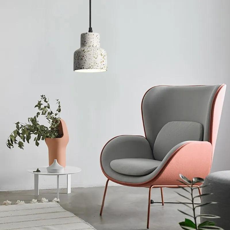 Modern Terrazzo Style Speckled Texture Pendant Light - Elegant Ceiling Lighting for Kitchen, Dining Room & Bedroom Decor