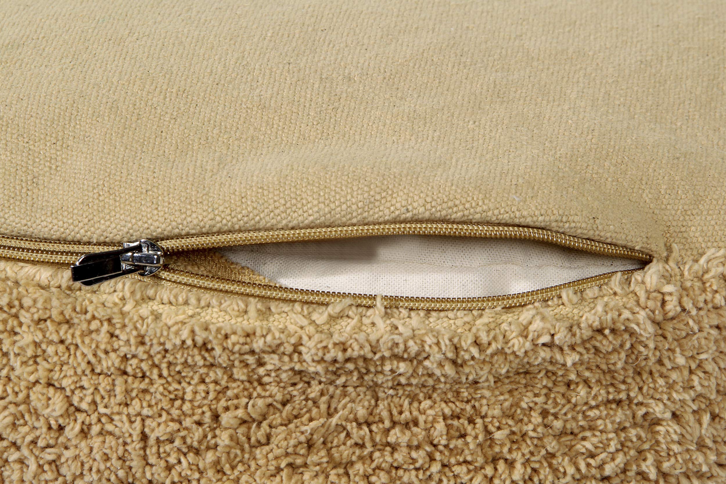 Lorena Canals Pouffe Chill Honey - 97% Cotton Cover, 100% Polystyrene Filler - 1.8
