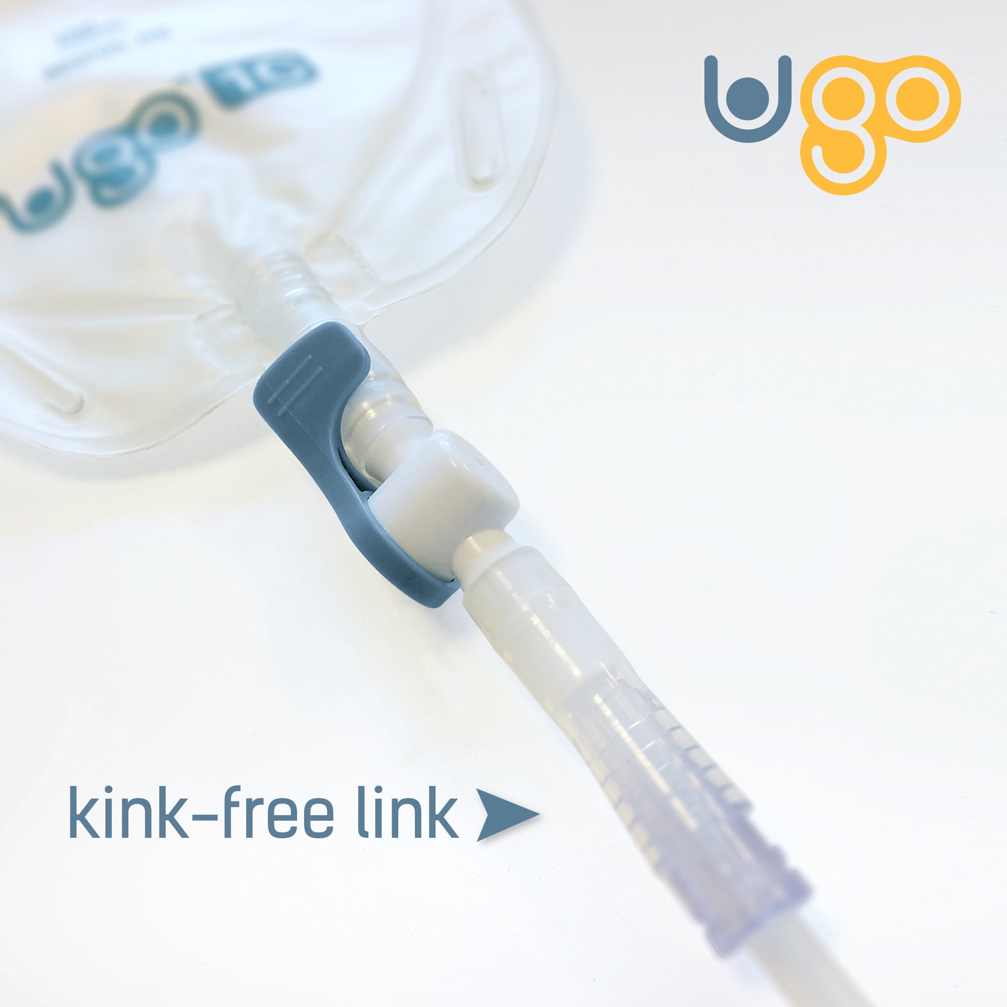 Ugo Leg Bags (Pack of 10) - 500ml Urine Drainage Bags with T Tap & Soft Fabric Backing, Comfortable Leg-Shaped Design for Catheter Users - Ideal for Daily Use, Travel & Post-Surgery Care
