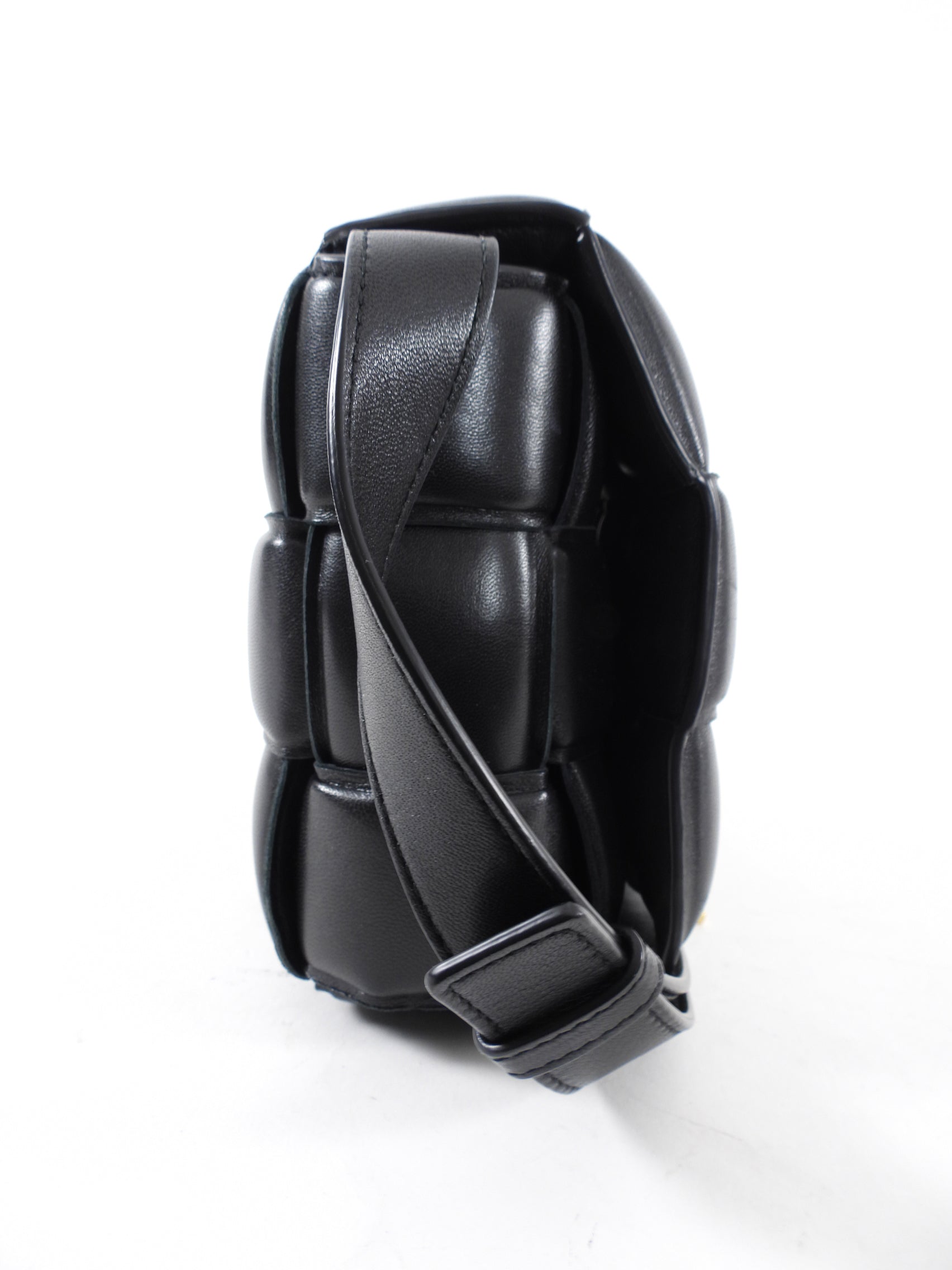 Bottega Veneta Black Padded Cassette Bag - Luxury Crossbody Shoulder Bag for Women | Perfect for Date Night, Office & Travel Accessories