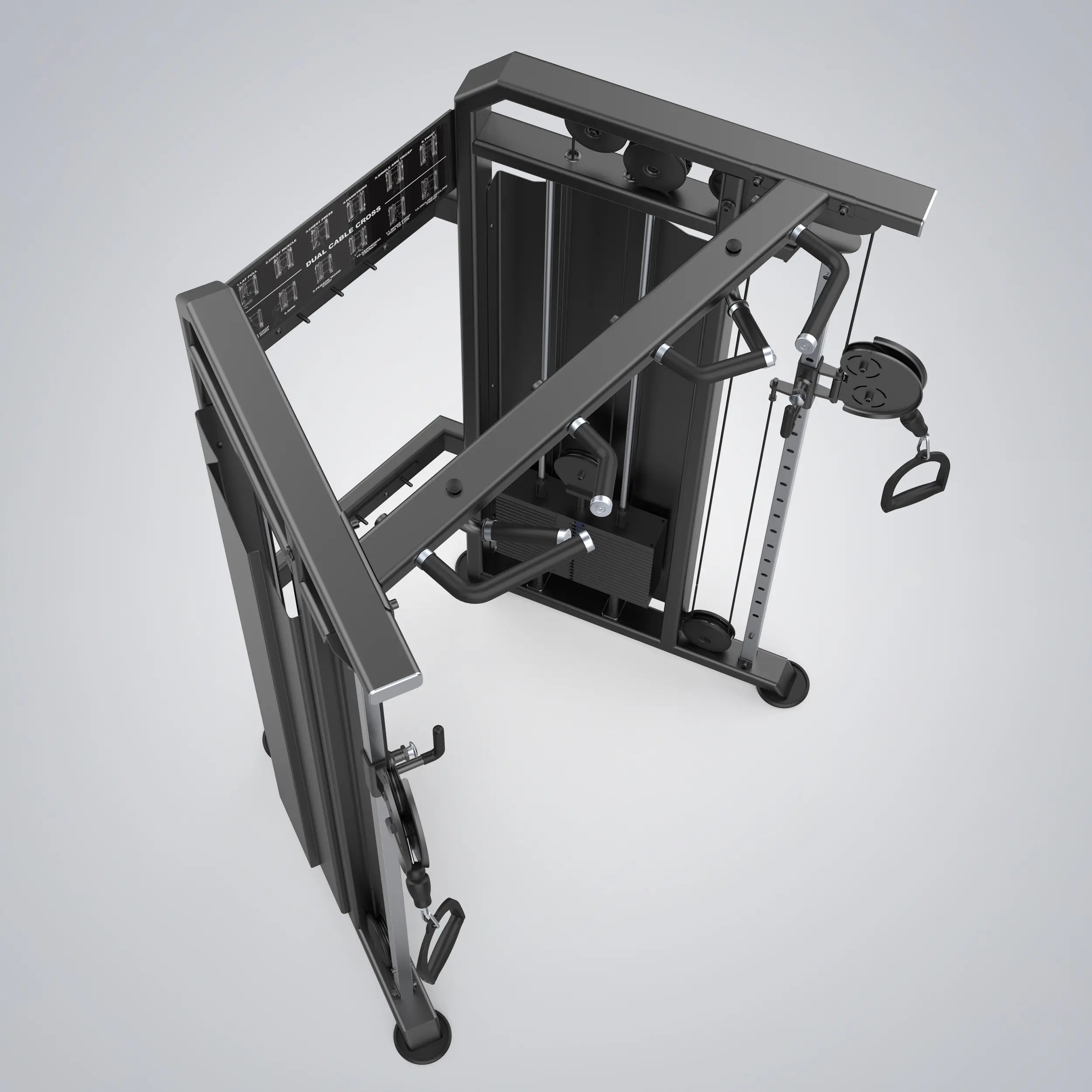 Body Iron Commercial Pro Functional Trainer - Heavy Duty Home Gym Equipment for Strength Training & CrossFit Workouts - Perfect for Home Gyms, Personal Training Studios & Commercial Fitness Centers