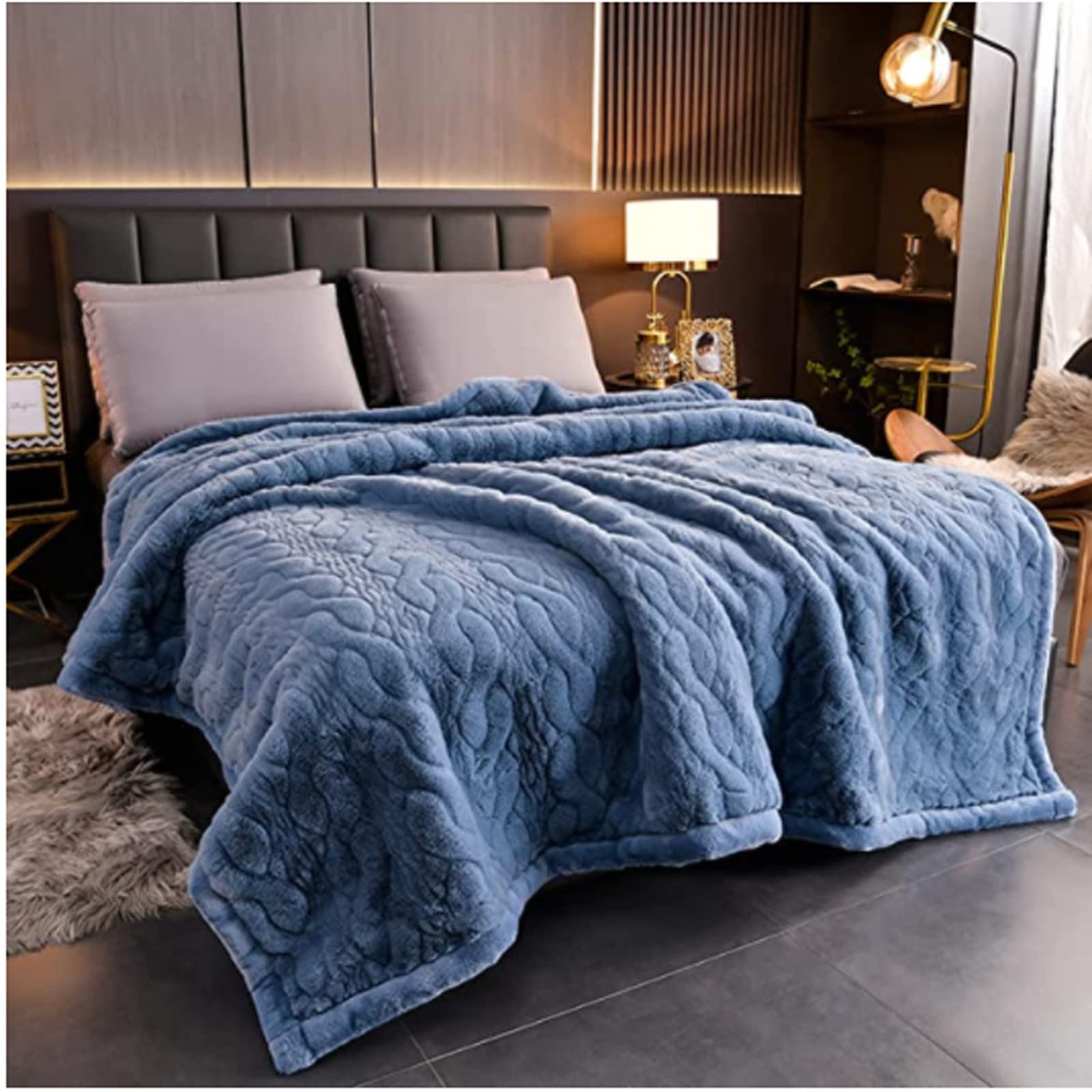 LGYKUMEG Raschel Flannel Blanket 79