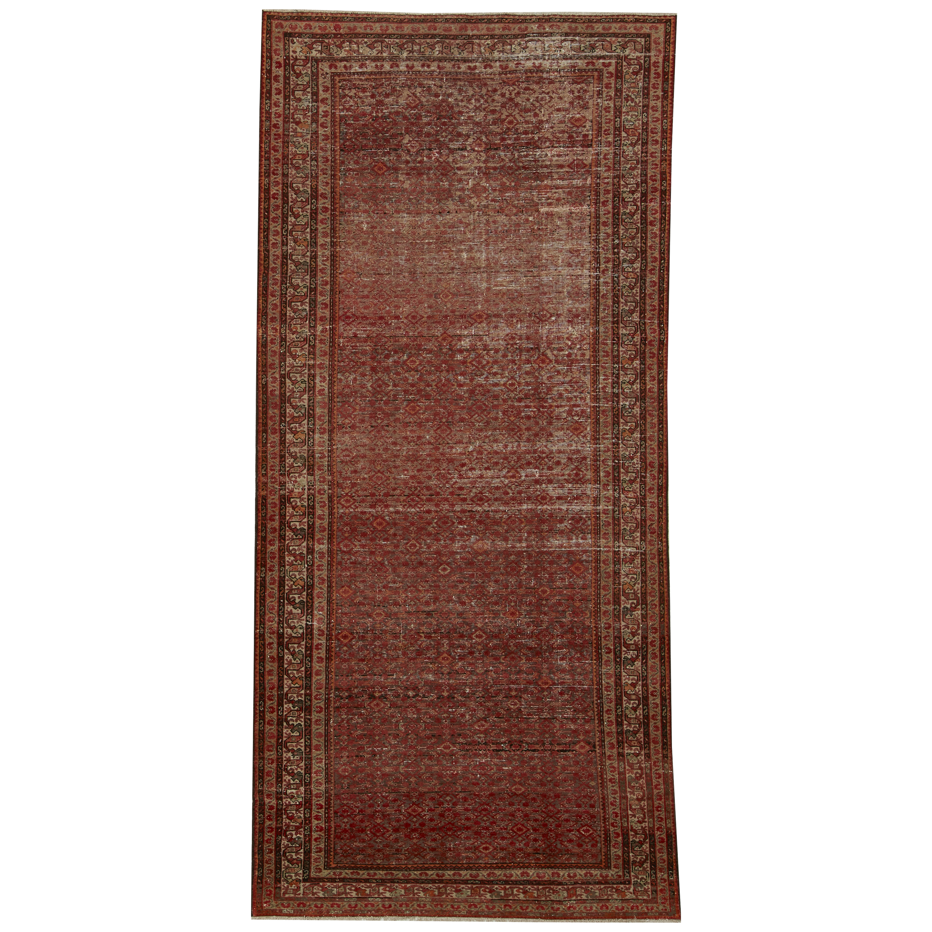 Malayer Circa 1920 Handmade Persian Rug - Vintage Oriental Carpet for Living Room, Bedroom & Home Decor
