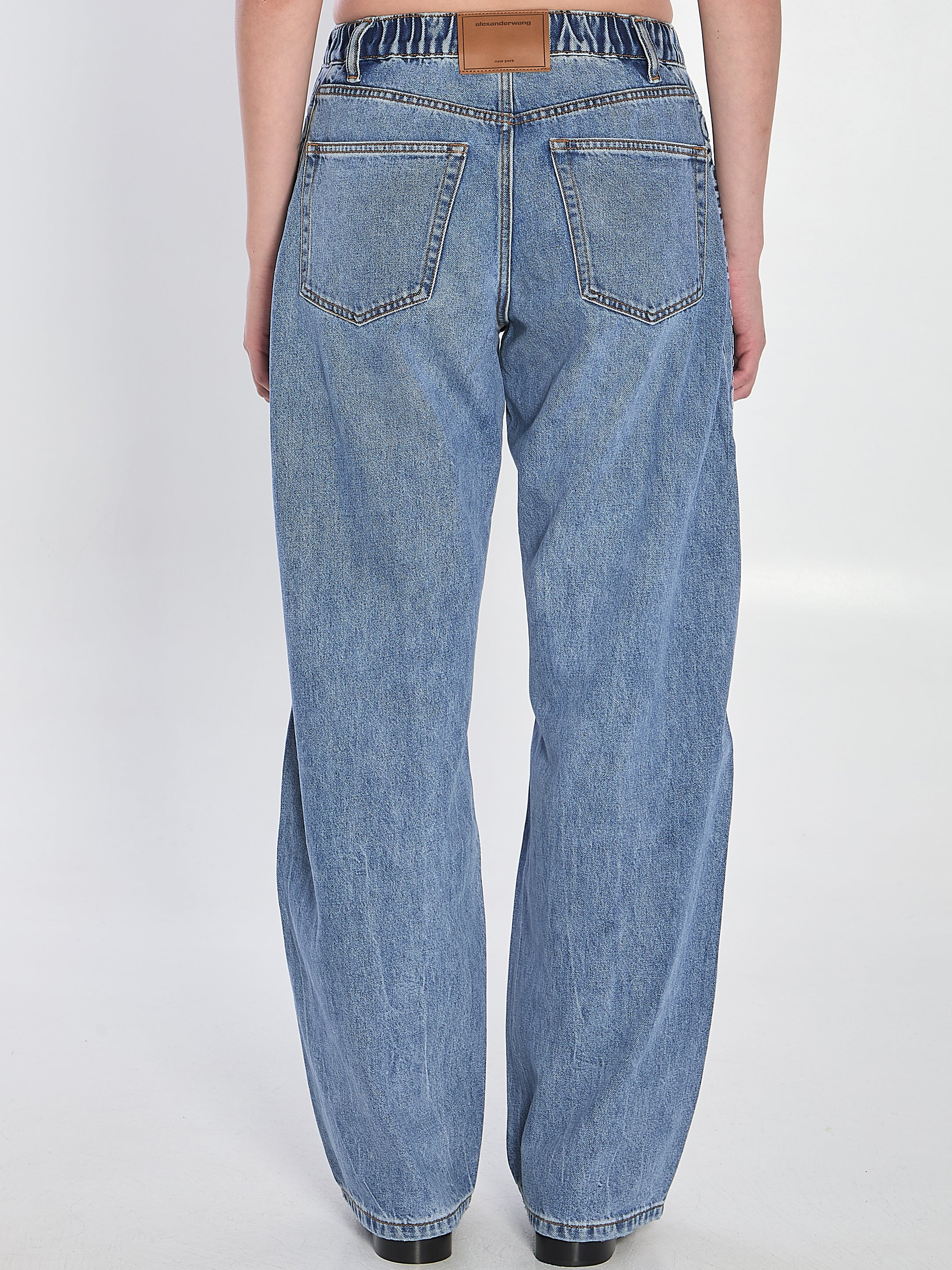 Alexander Wang Balloon Fit Joggers - Women's High Waisted Sweatpants for Lounge & Streetwear | Comfortable Casual Athleisure Pants for Yoga, Running & Everyday Wear