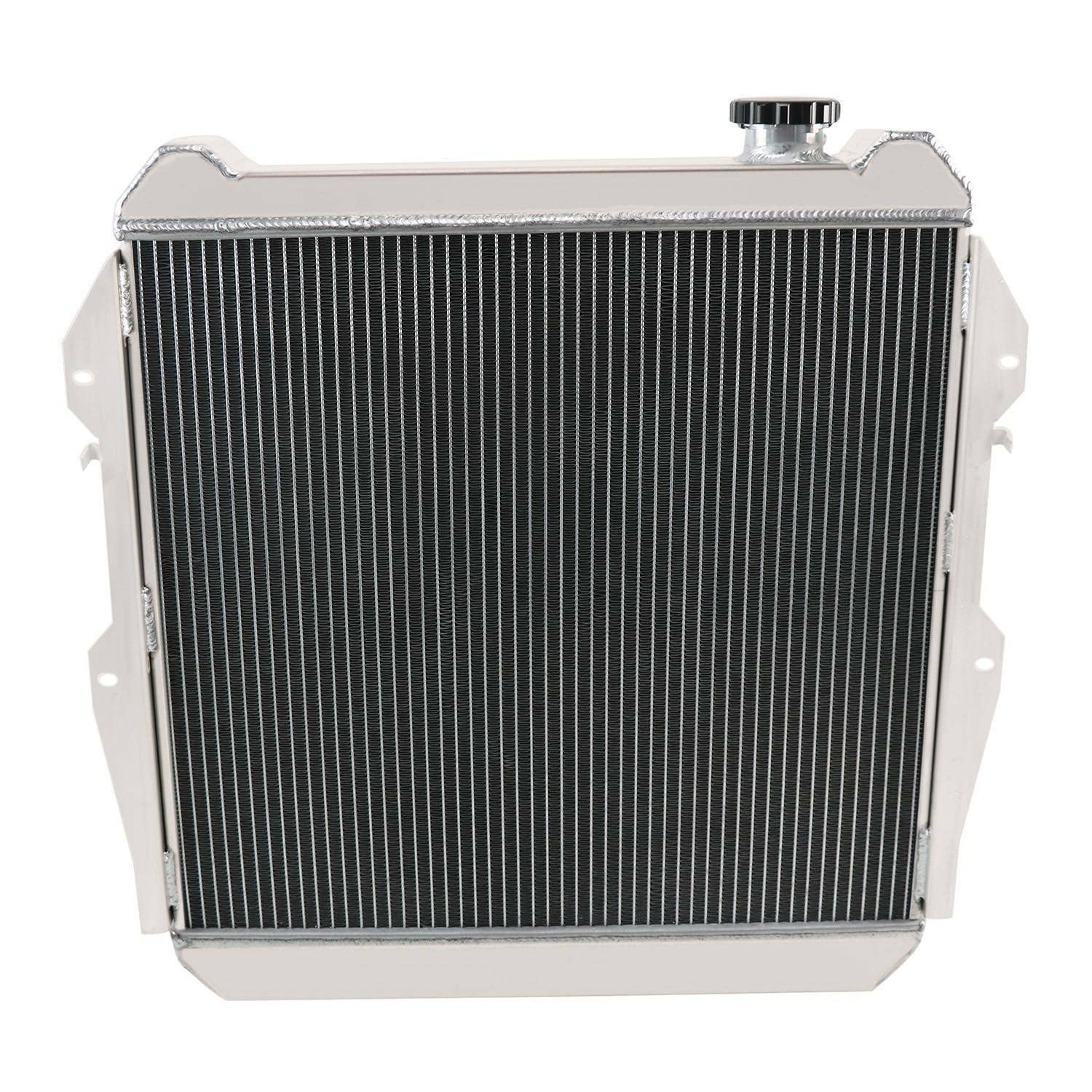 High-Performance 4-Row All-Aluminum Radiator for 1988-1995 Toyota Pickup & 4Runner SR5 3.0L V6 - Direct Fit Replacement with Cooling Fan Shroud & Relay Kit - Perfect for Off-Roading, Towing, and Hot Weather Driving