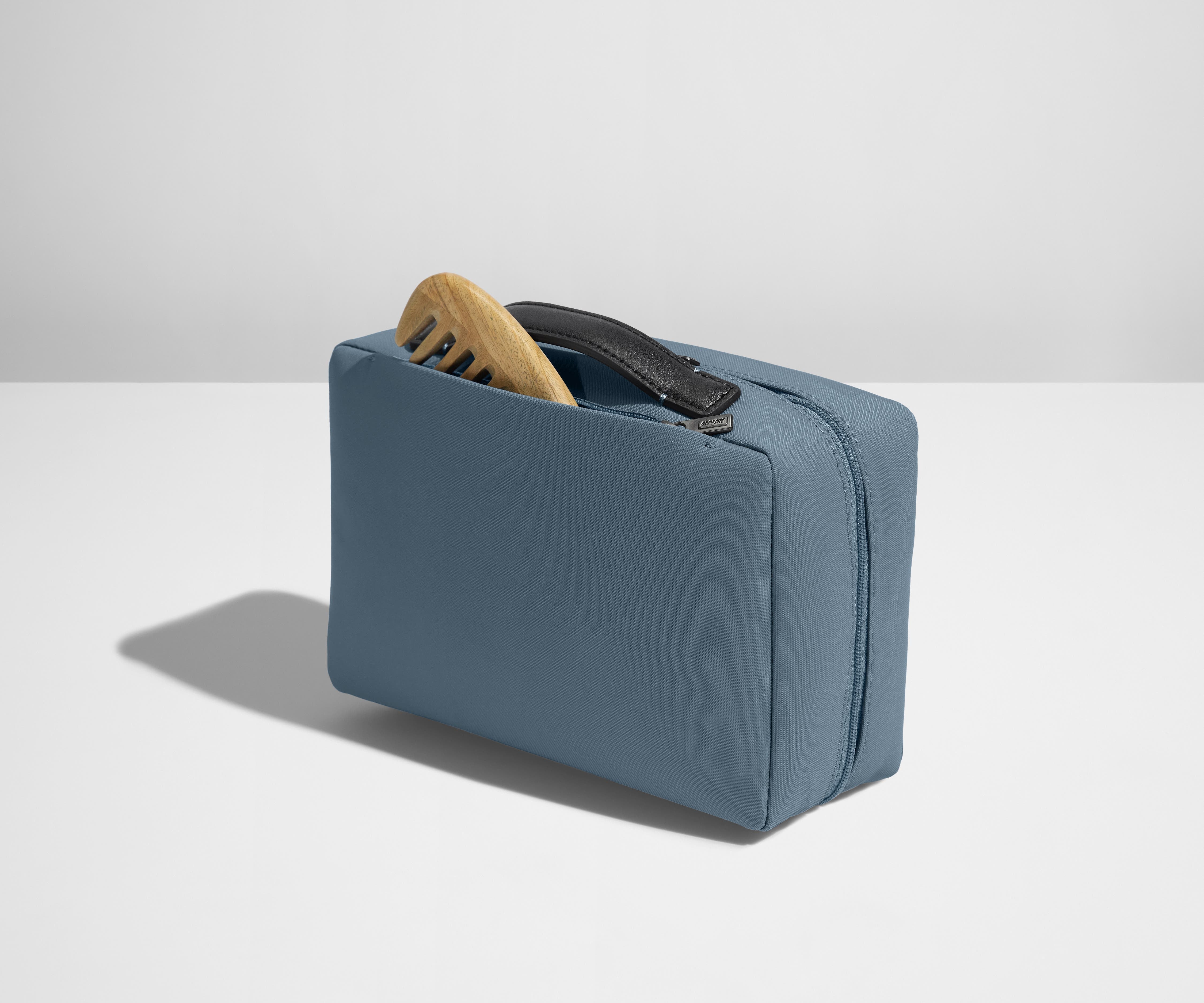 Coast Blue Small Toiletry Bag for Travel - Compact Cosmetic Organizer with Hanging Hook | Perfect for Vacation, Gym & Weekend Getaways