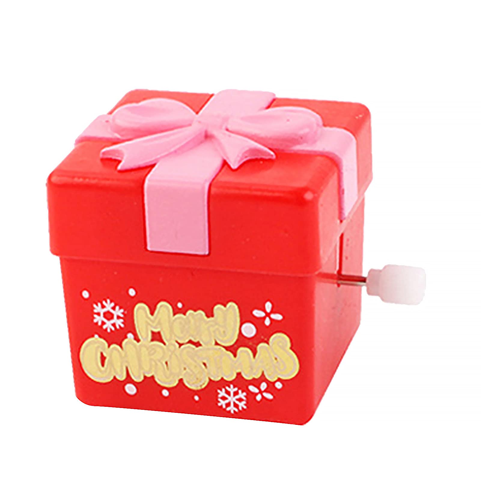 NUZYZ Wind-Up Christmas Toys - Festive Holiday Decorations & Stocking Stuffers for Home, Party, and Tree Decor - Set of 10 Adorable Themed Windup Toys