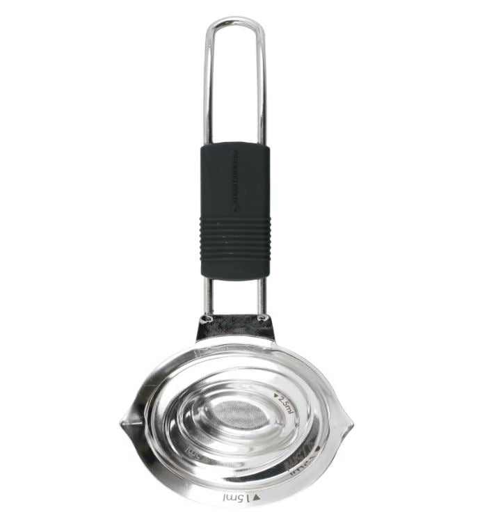 Premium Stainless Steel Measuring Spoon Set - 6-Piece Kitchen Utensils for Baking, Cooking & Coffee - Dishwasher Safe & Durable for Home & Professional Use