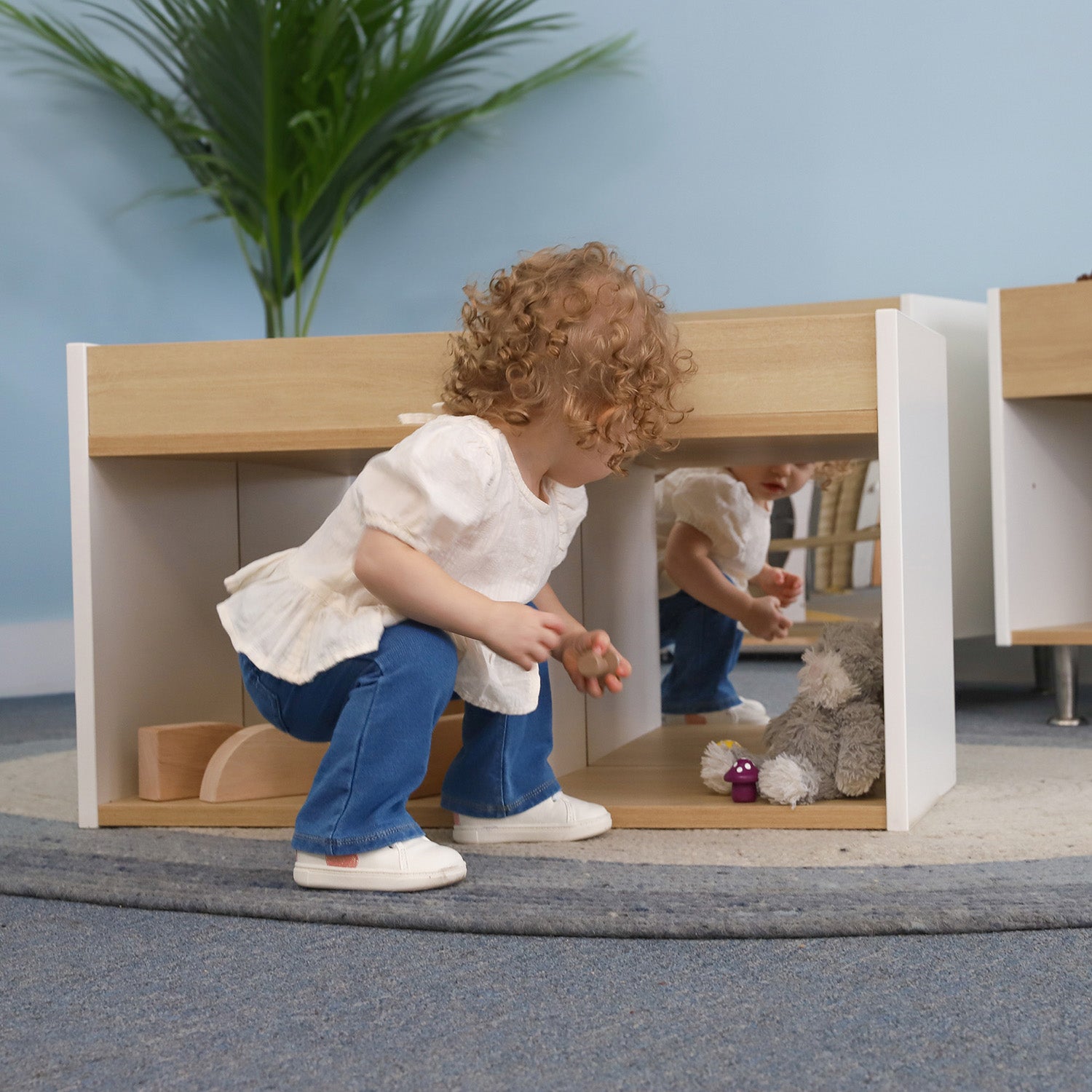 Elevated™ I See Me Toddler Mirror Cabinet WB1967 - Safe & Fun Self-Discovery Mirror for Kids' Bedroom & Playroom Decor