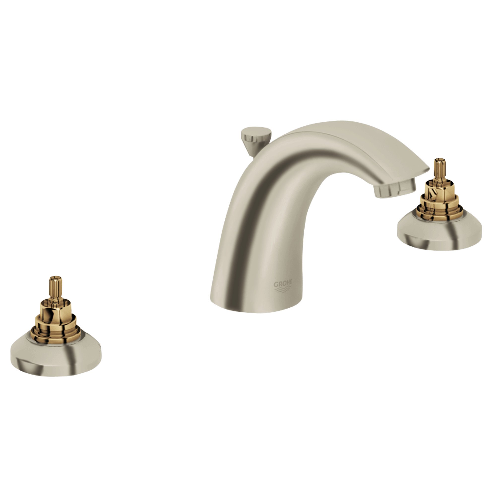 GROHE Arden 8-Inch Widespread 2-Handle Bathroom Faucet - 1.2 GPM Low Flow, Polished Chrome Finish for Water Conservation | Perfect for Modern Bathroom Vanities and Guest Baths