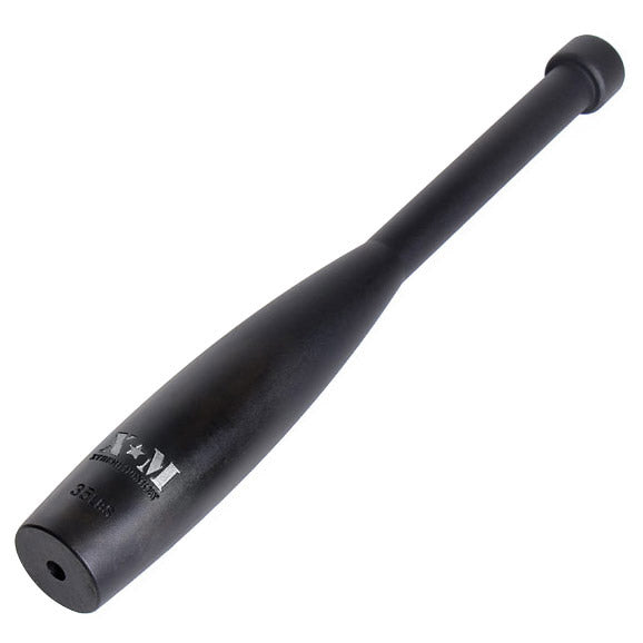XM FITNESS Indian Steel Club 35lbs - Traditional Workout Mace for Strength Training, Home Gym & Functional Fitness | Perfect for CrossFit, Martial Arts & Full-Body Conditioning