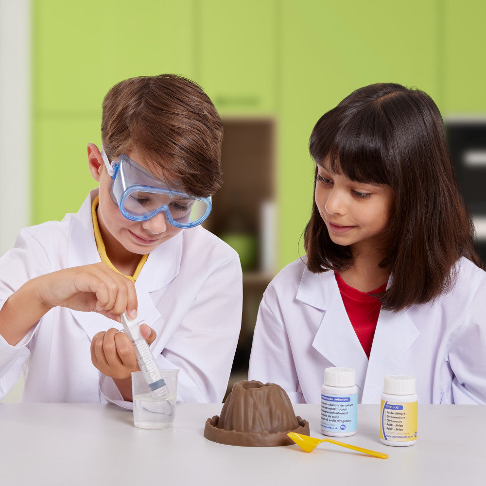Brainstorm Erupting Volcano Science Kit - STEM Educational Toy for Kids, DIY Volcano Experiment Set - Perfect for Classroom Science Projects & Homeschool Learning