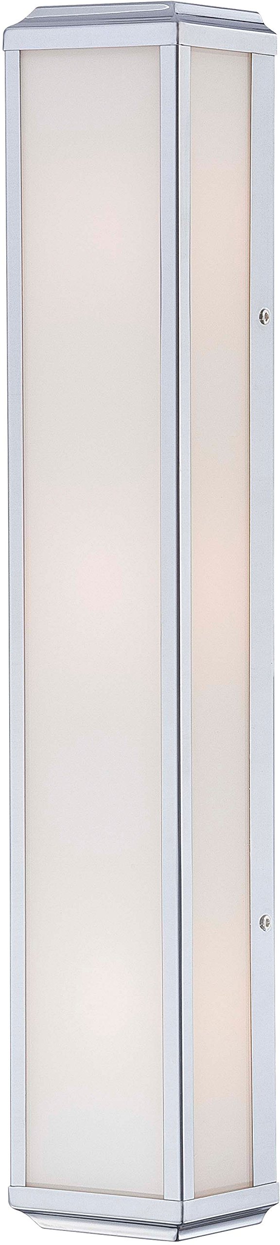 Minka Lavery 6913-613 Daventry Reversible Bath Vanity Wall Light Fixture - 3-Light 180W Halogen Polished Nickel - Perfect for Bathroom Vanity, Powder Room & Dressing Area Lighting