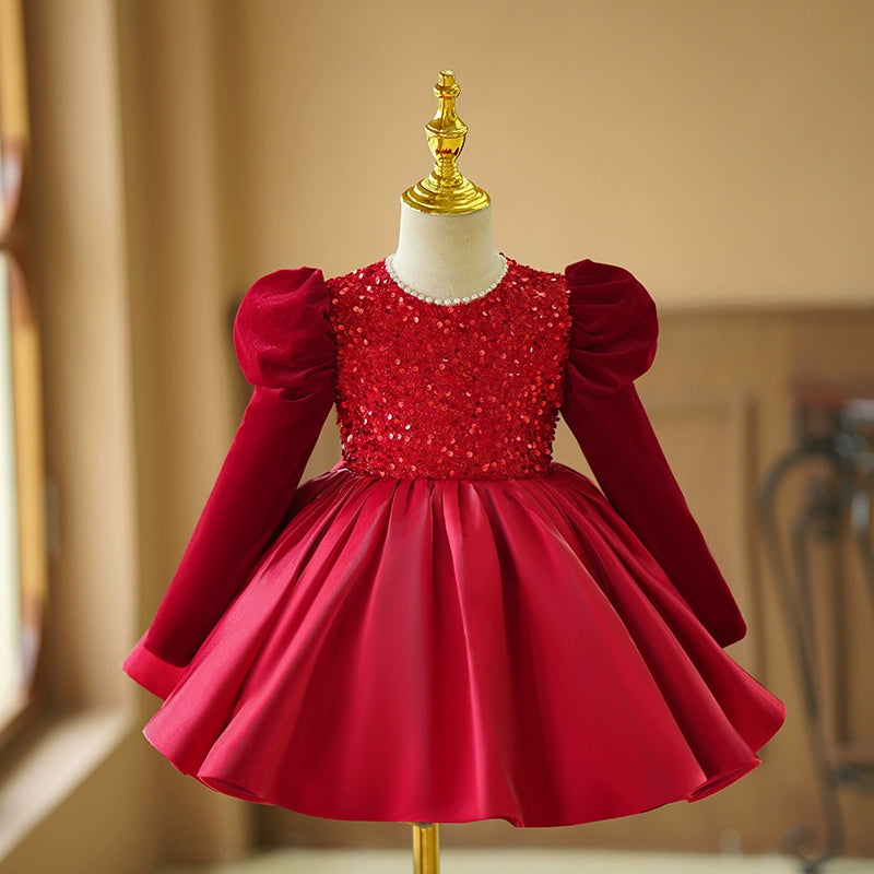 Adorable Baby Girl Christmas Dress & Toddler Birthday Princess Gown - Perfect for Holiday Photos, Parties & Special Occasions