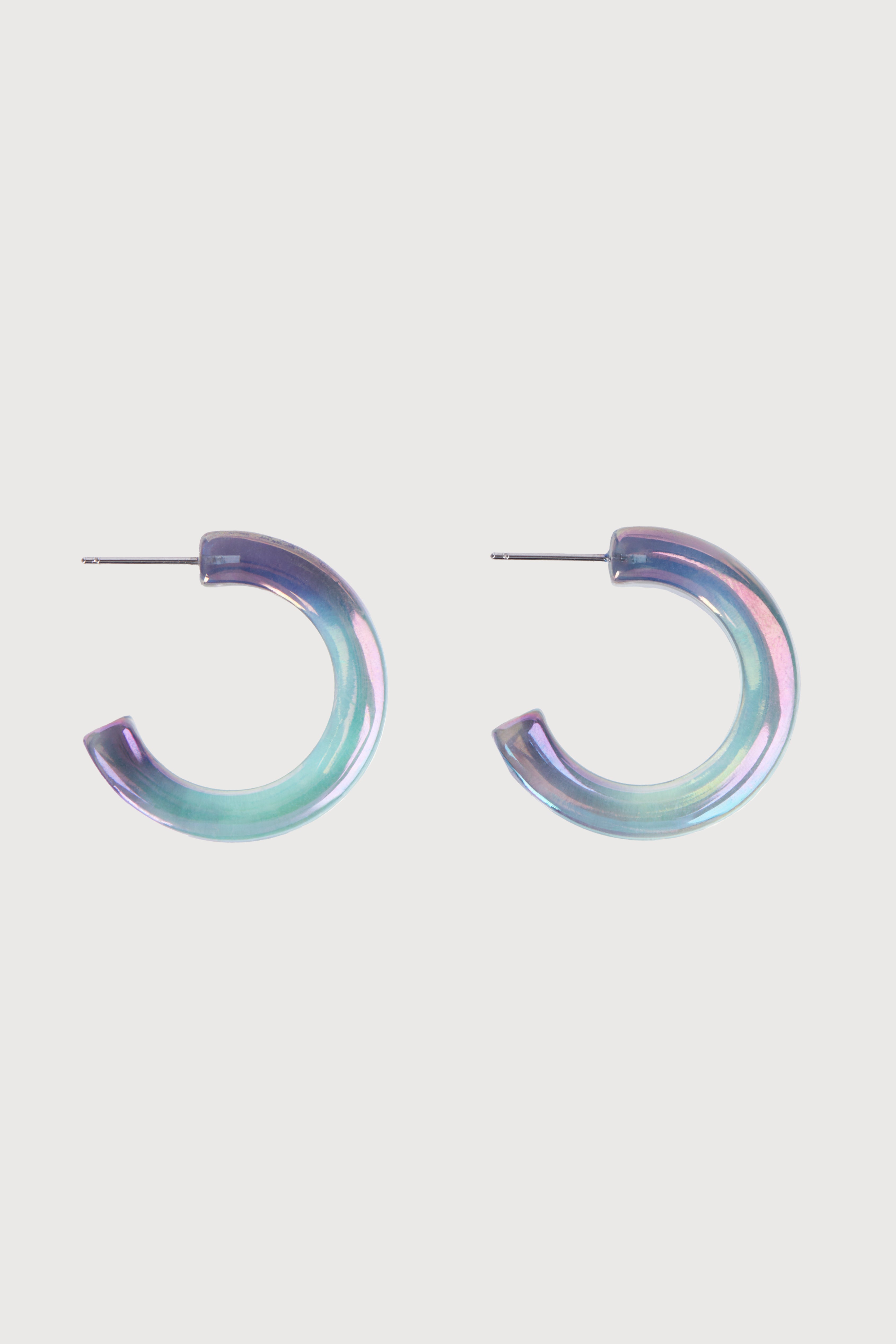 Ombre Shimmer Hoop Earrings for Women - Trendy Gradient Color Dangle Earrings for Party, Wedding & Everyday Wear