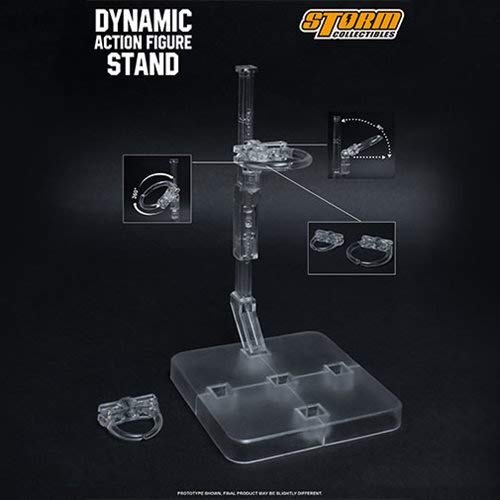 Storm Collectibles - Premium Dynamic Action Figure Stand for Collectors | Durable Display Base for 6-7 Inch Figures | Perfect for Photography, Dioramas & Shelf Display