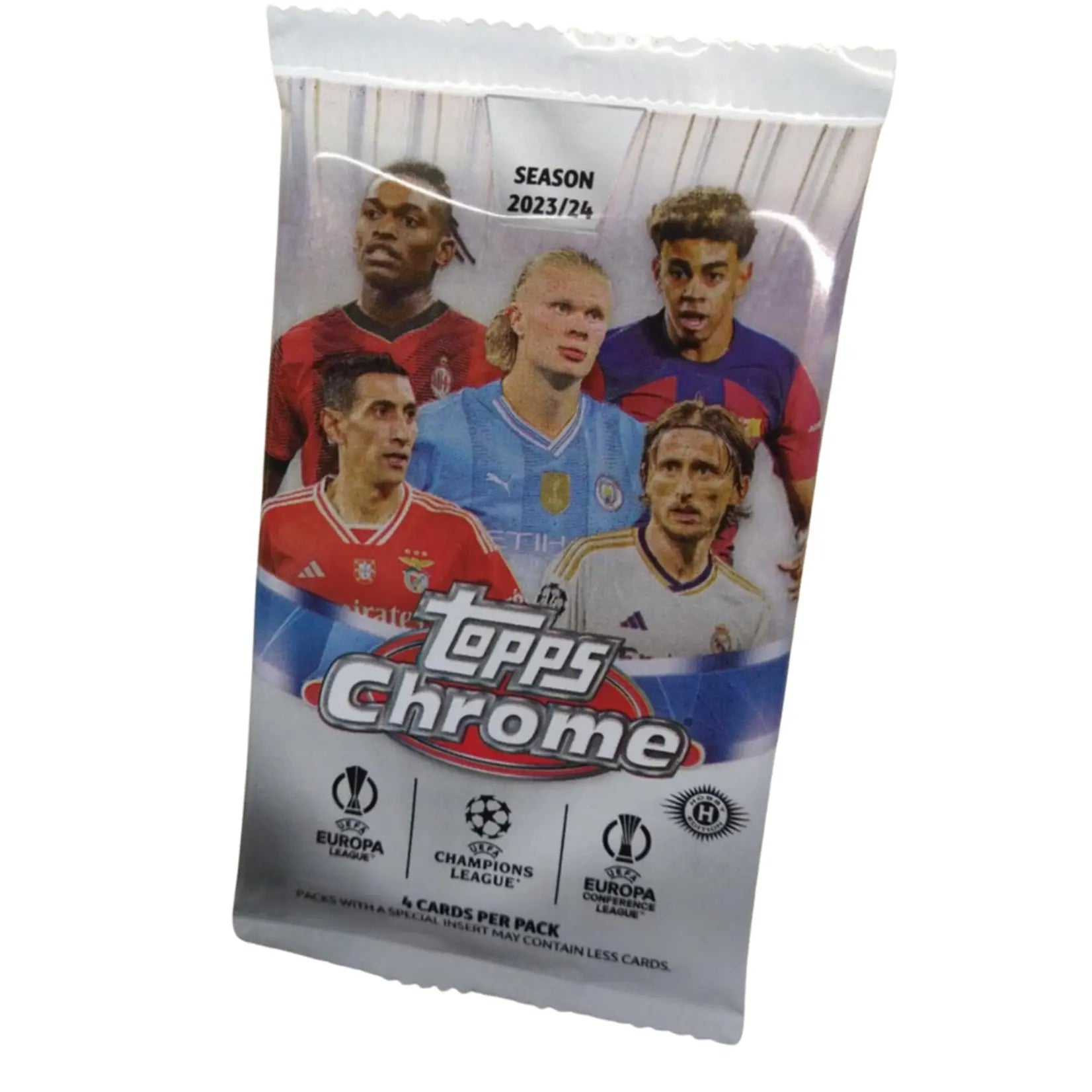 2023-24 Topps Chrome UEFA Club Competitions Soccer Trading Cards - Single Pack | Collectible Football Cards for Fans & Investors | Perfect for Gifts, Collections & Fantasy Leagues