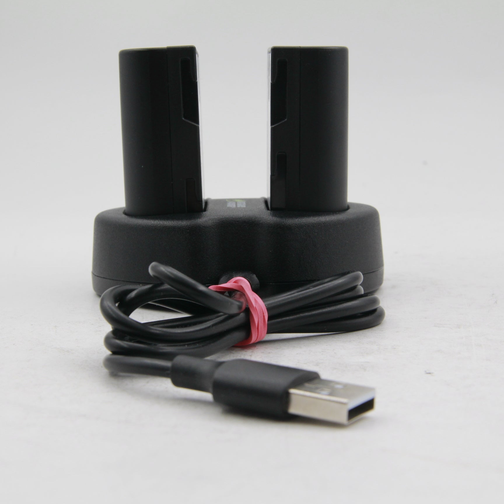 Used Wasabi Power Dual USB Battery Charger with 2 BTR BLF19 JWP Batteries - Compatible with Panasonic DMW BLF19 - Perfect for Travel & Photography
