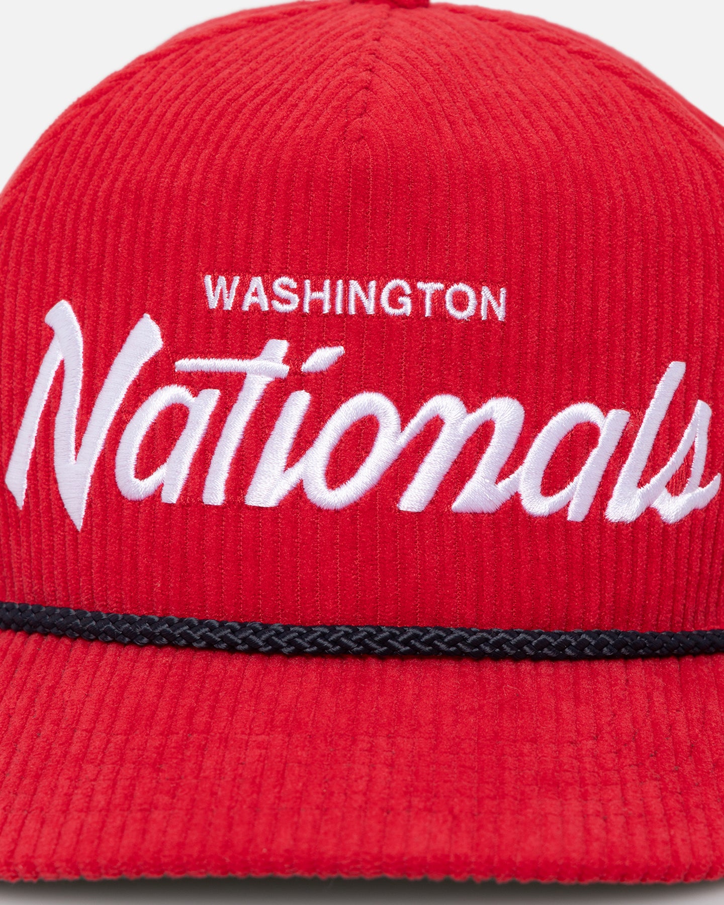 47 Brand Washington Nationals MLB Opening Day Snapback Hat - Adjustable Crossrope Hitch Design in Red - Perfect for Baseball Games, Fan Gear, and Casual Streetwear