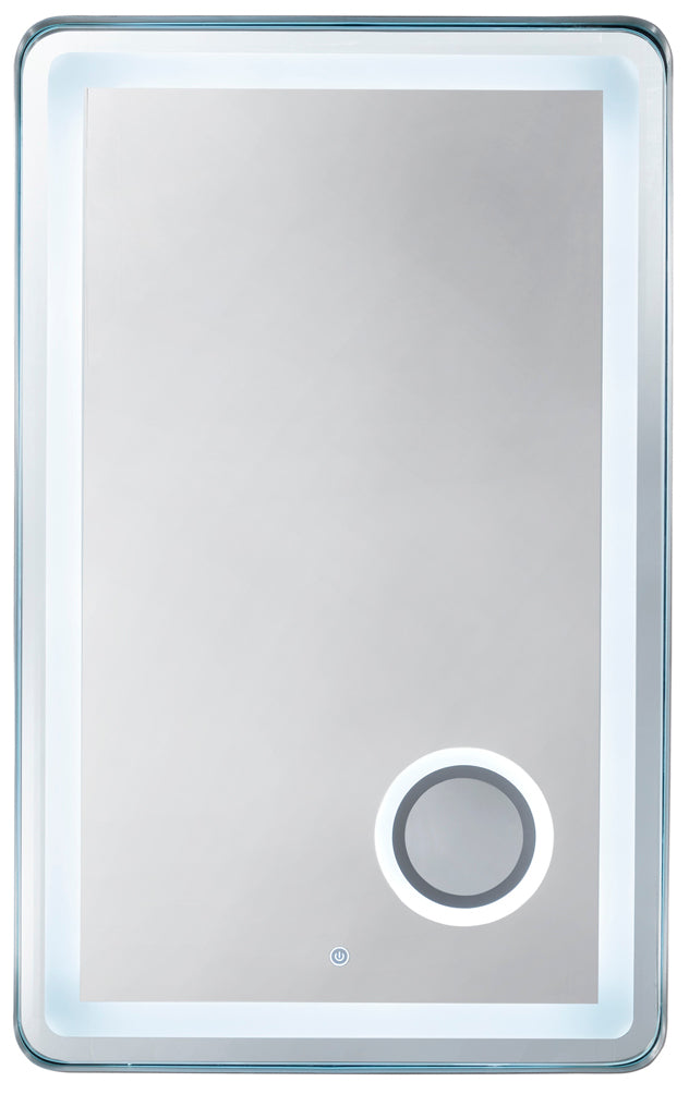 Brushed Nickel Essential 28 Mirror – Elegant Wall Decor for Bathroom, Bedroom, and Living Room – Perfect for Home & Office Decoration
