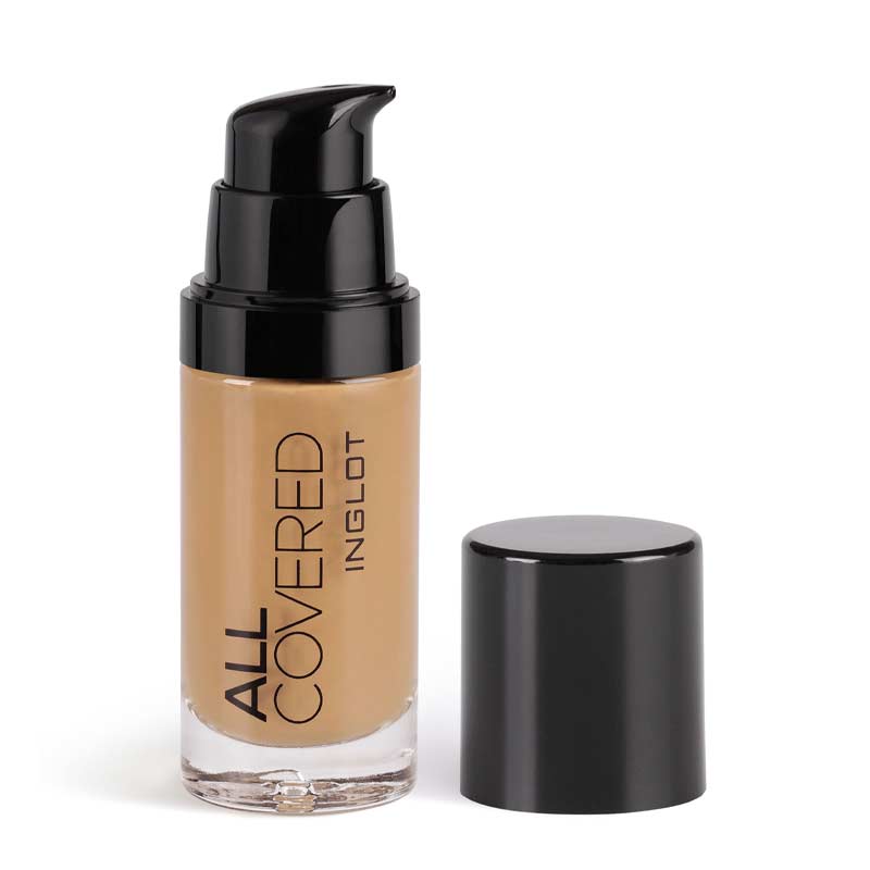 INGLOT All Covered Full Coverage Foundation - Flawless Matte Finish for All-Day Wear | Perfect for Photos, Events & Everyday Makeup