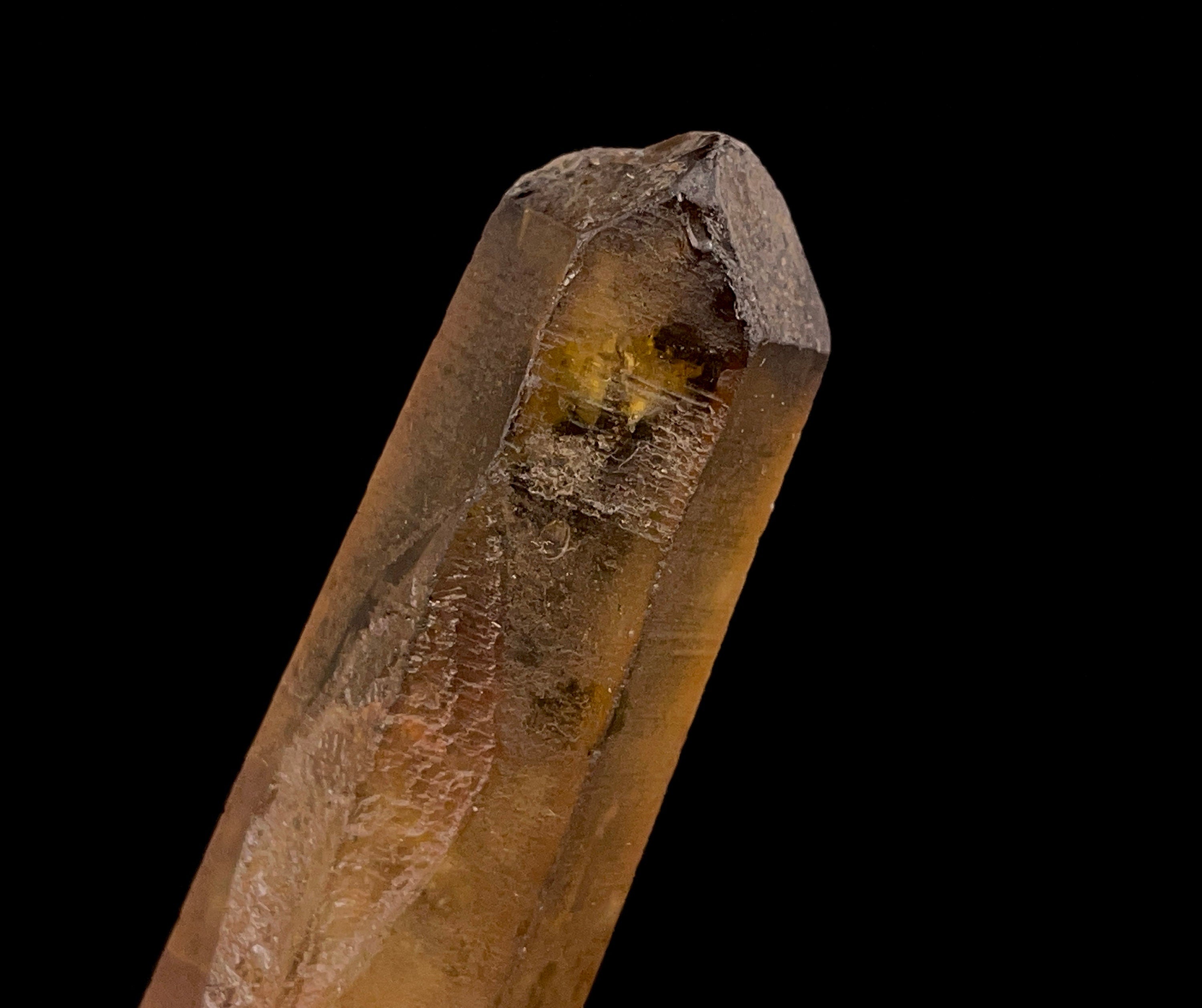 Natural Citrine Raw Crystal Point - November Birthstone, Healing Stone, Home & Office Decor, Raw Crystals and Stones for Meditation, Reiki, Feng Shui, Jewelry Making (51839)